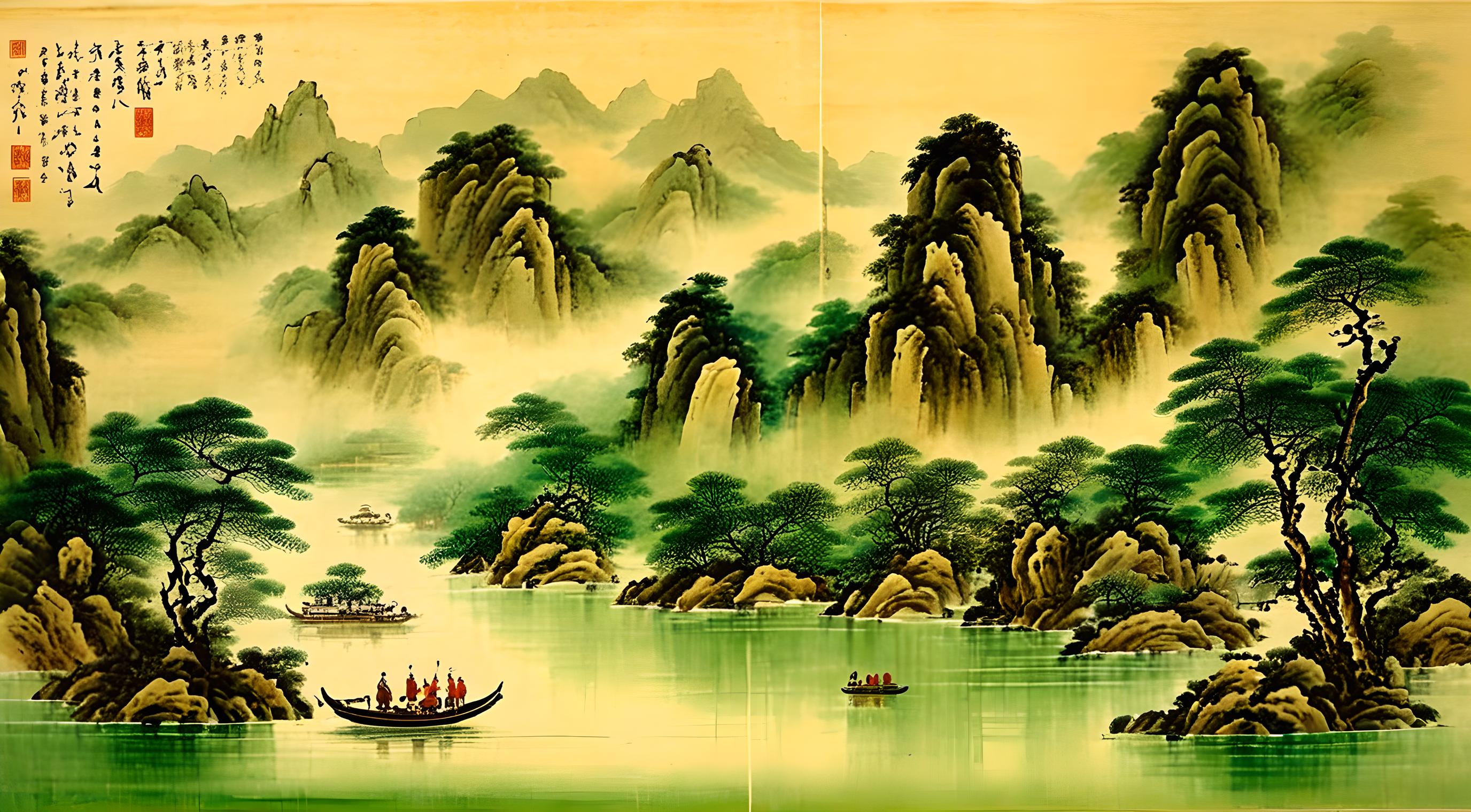 山水风景画