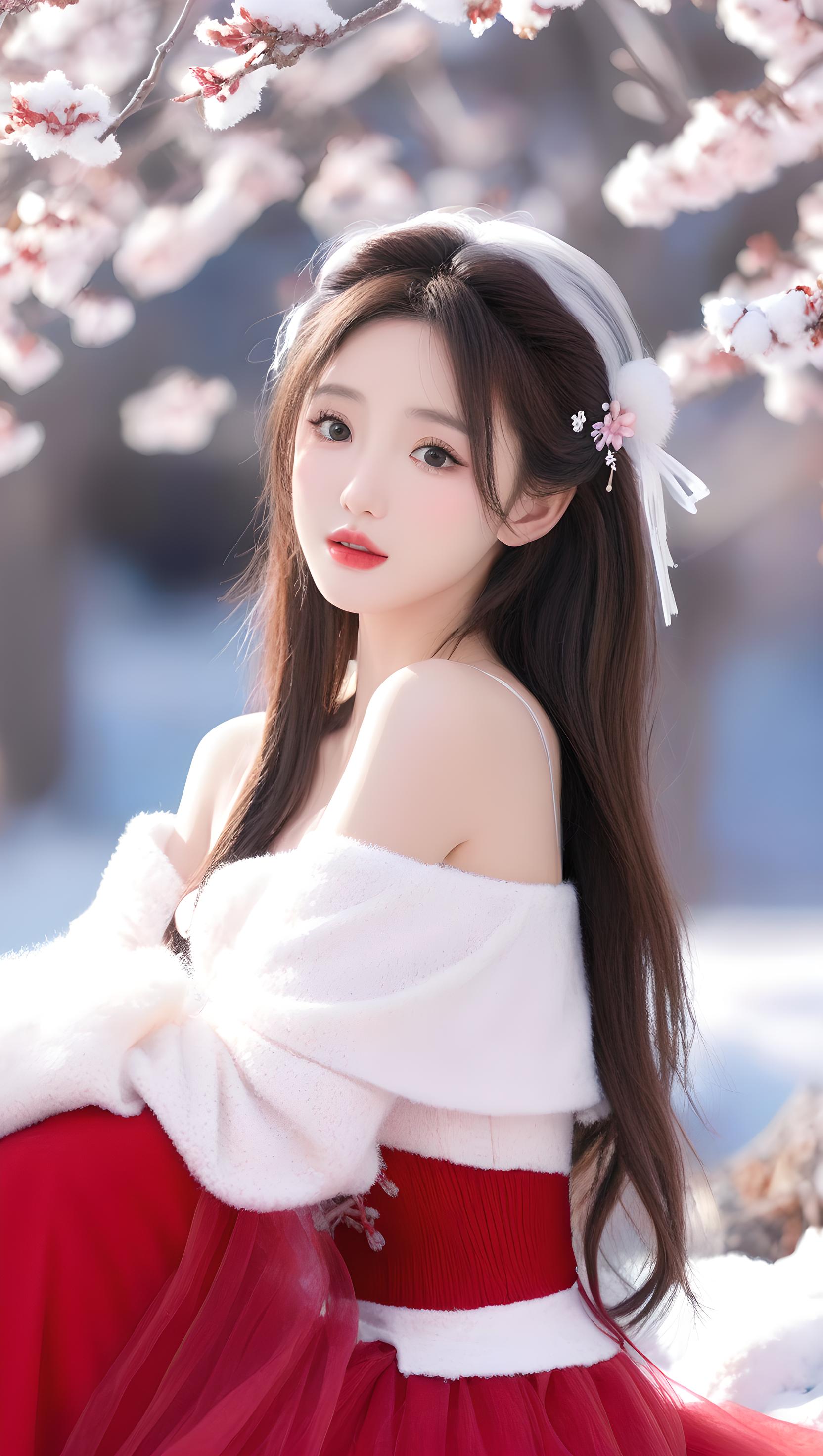 雪花美女