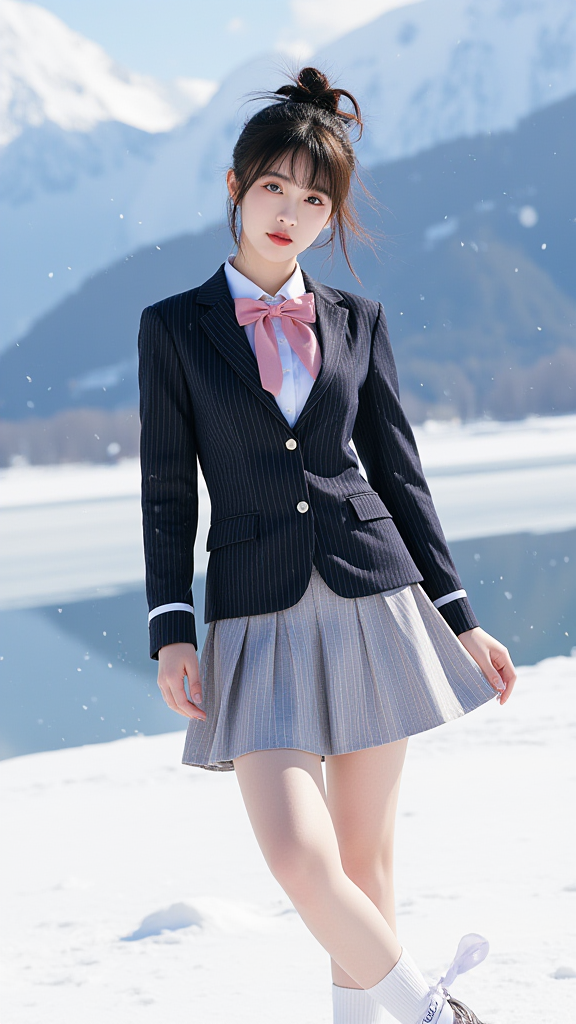 丸子头女孩