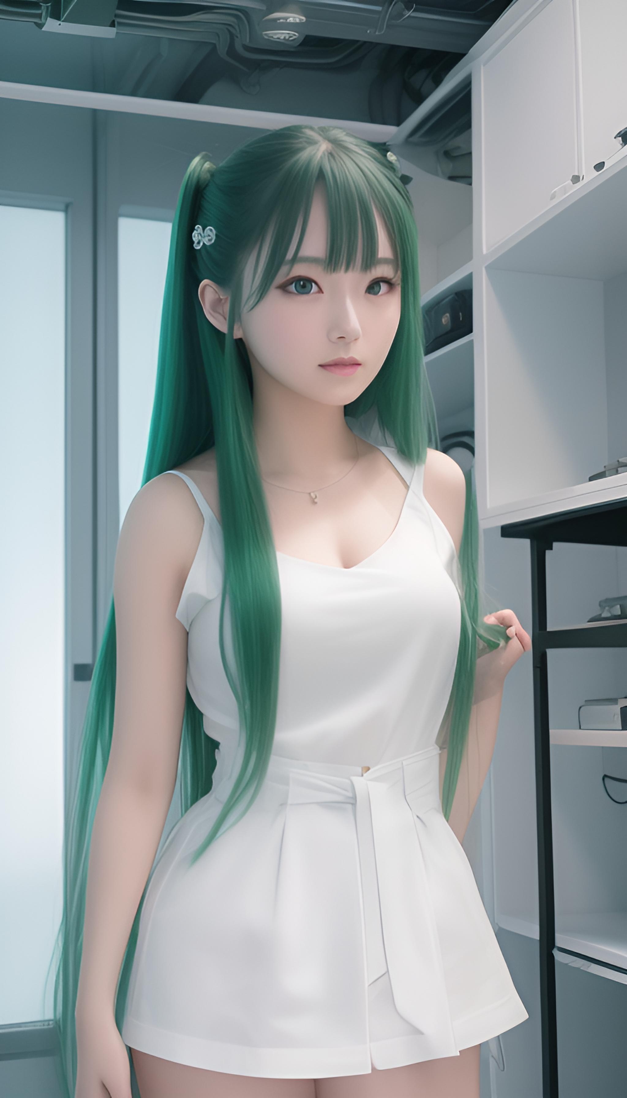 绿头少女