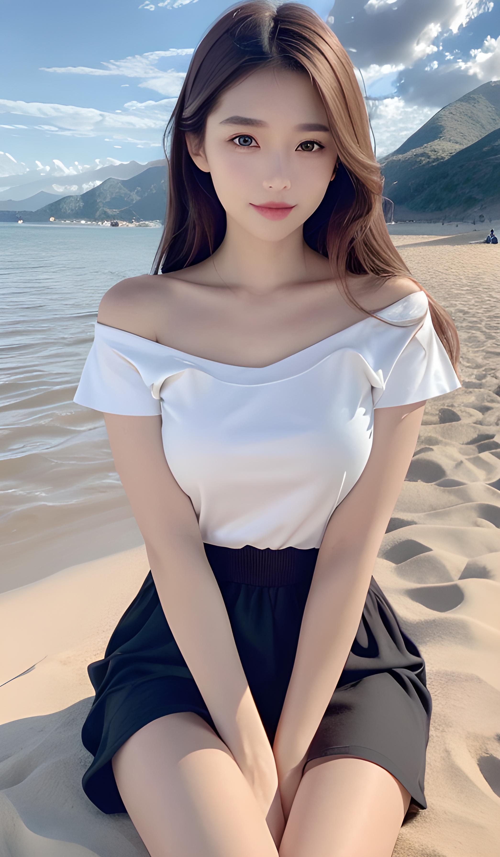 海滩美女