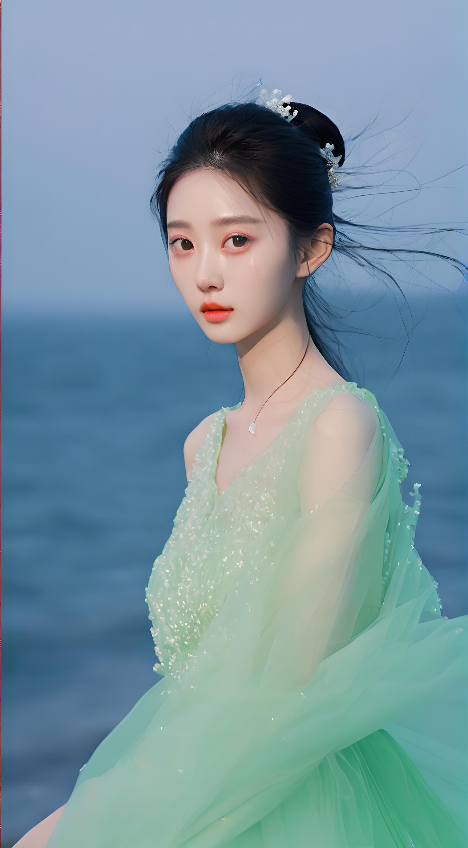 这套绿裙怎么样