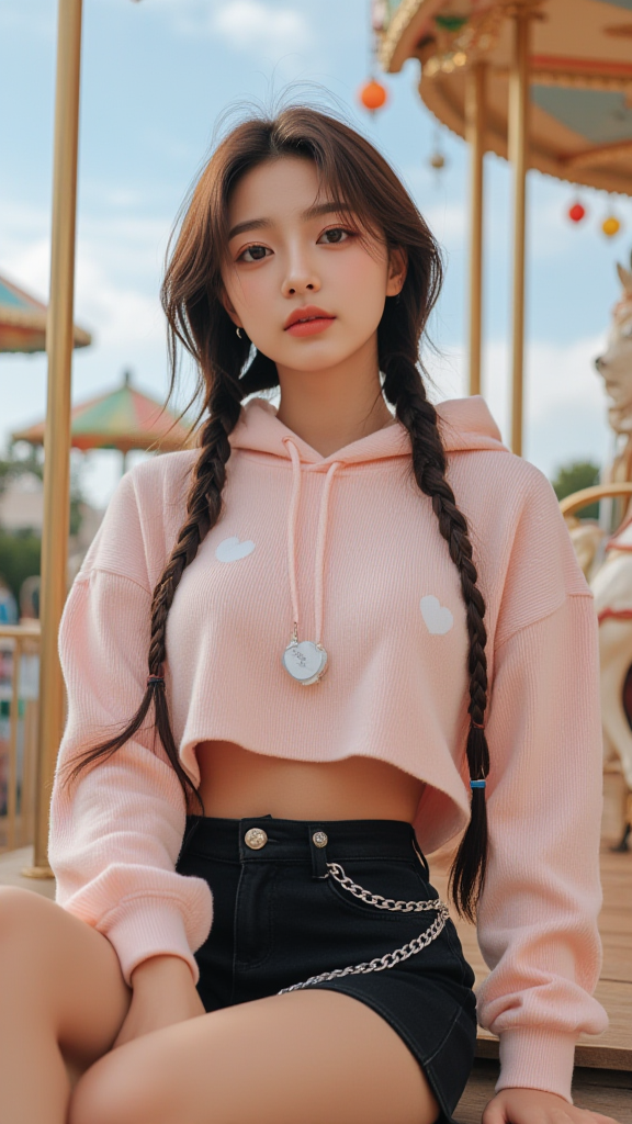 游乐场女孩