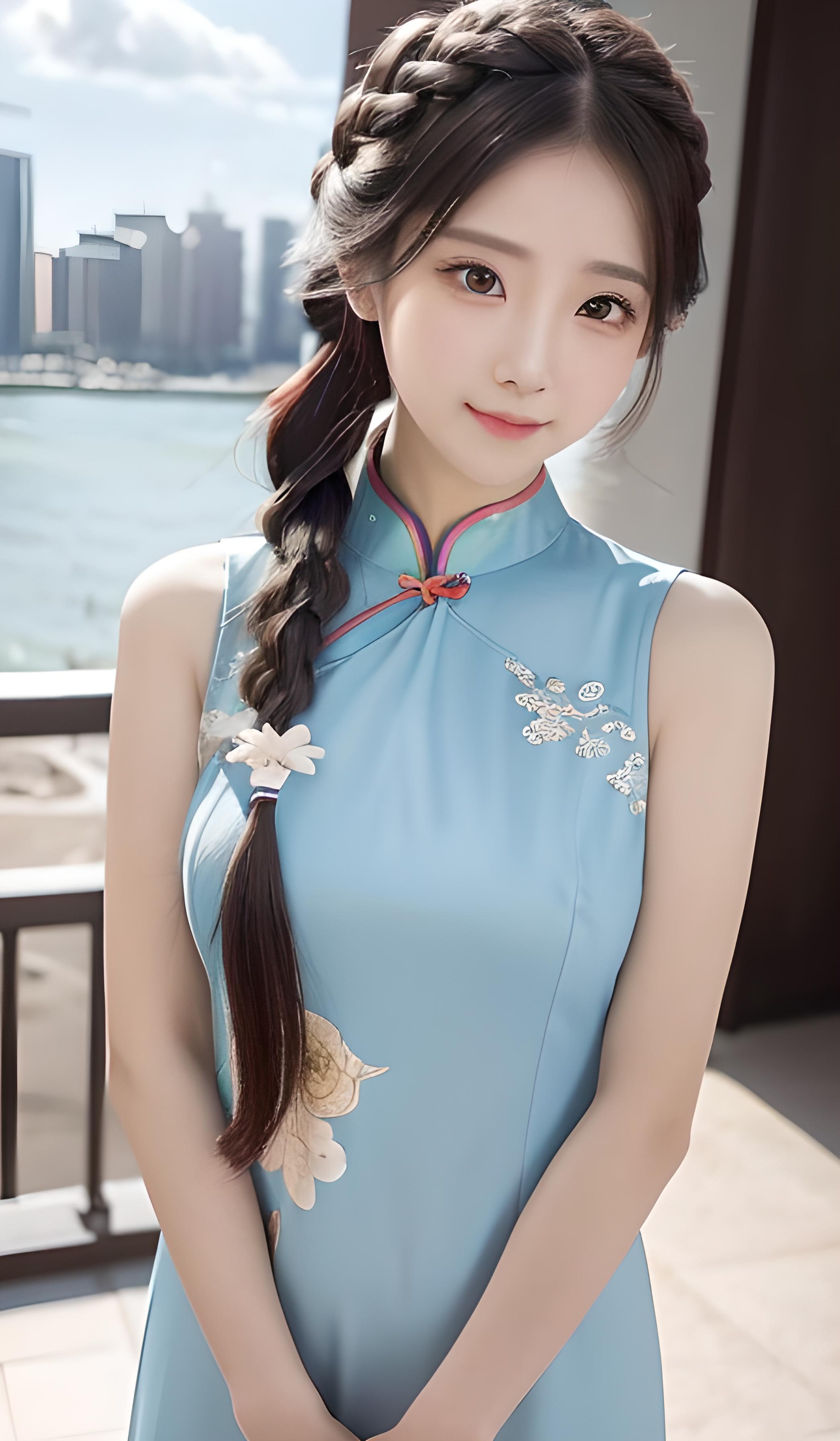 海边美女