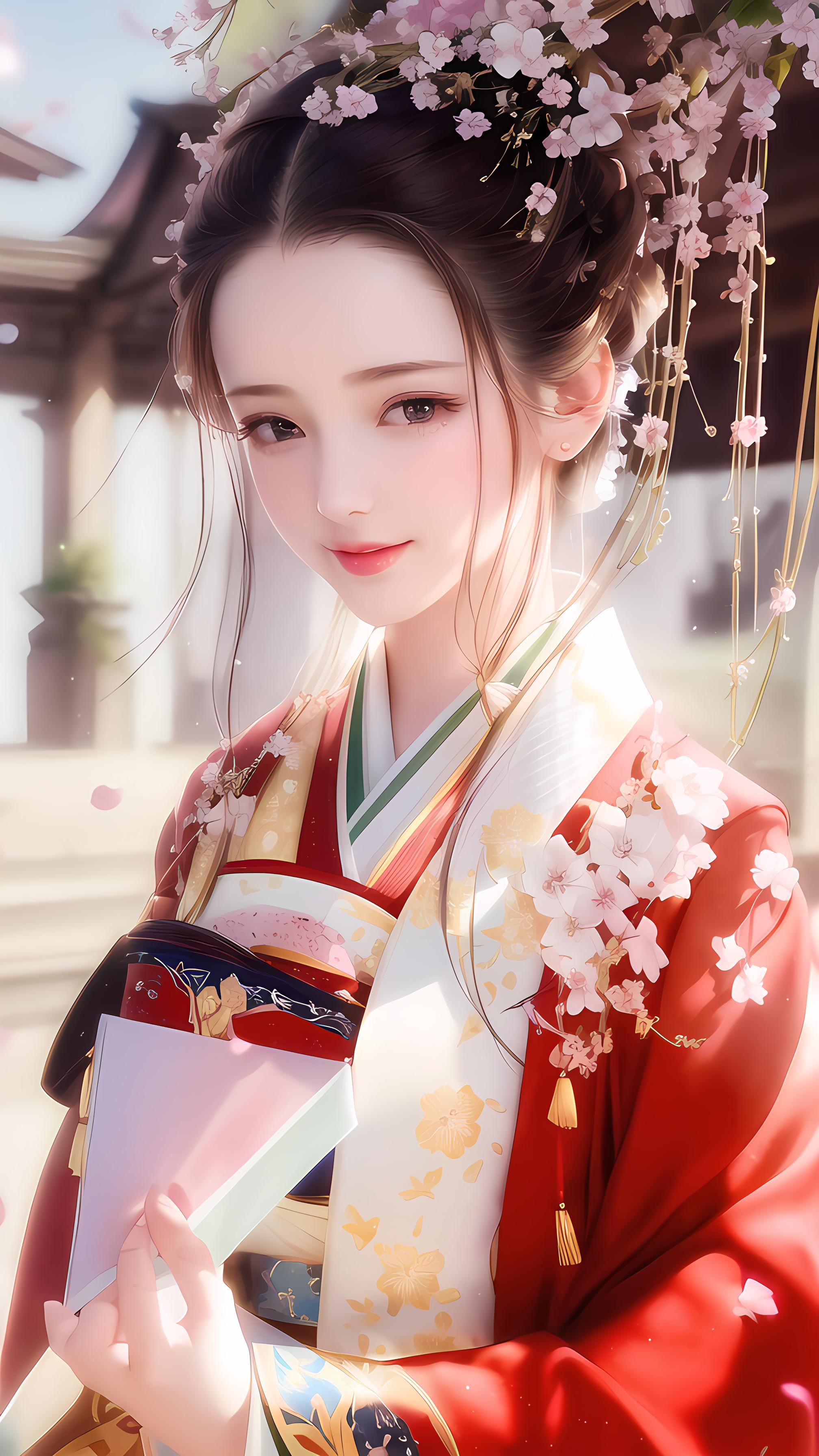 明媚少女