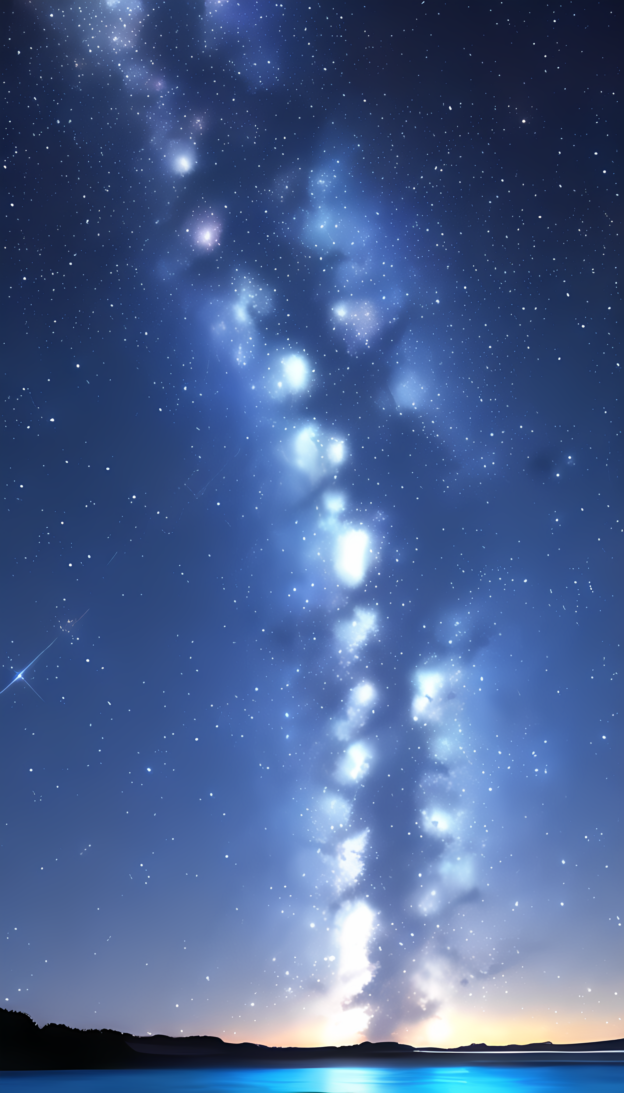蔚蓝天空