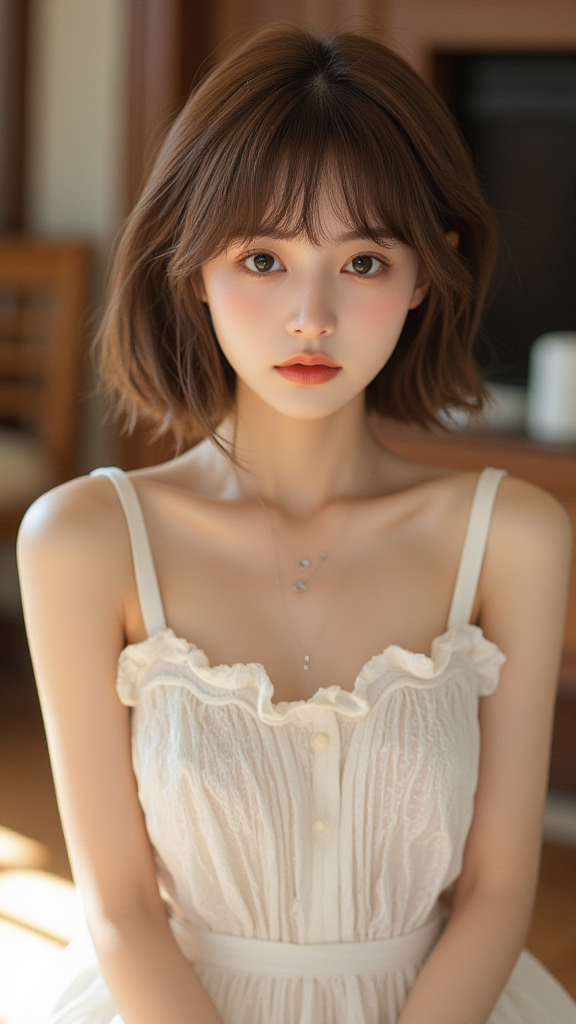 短发女孩