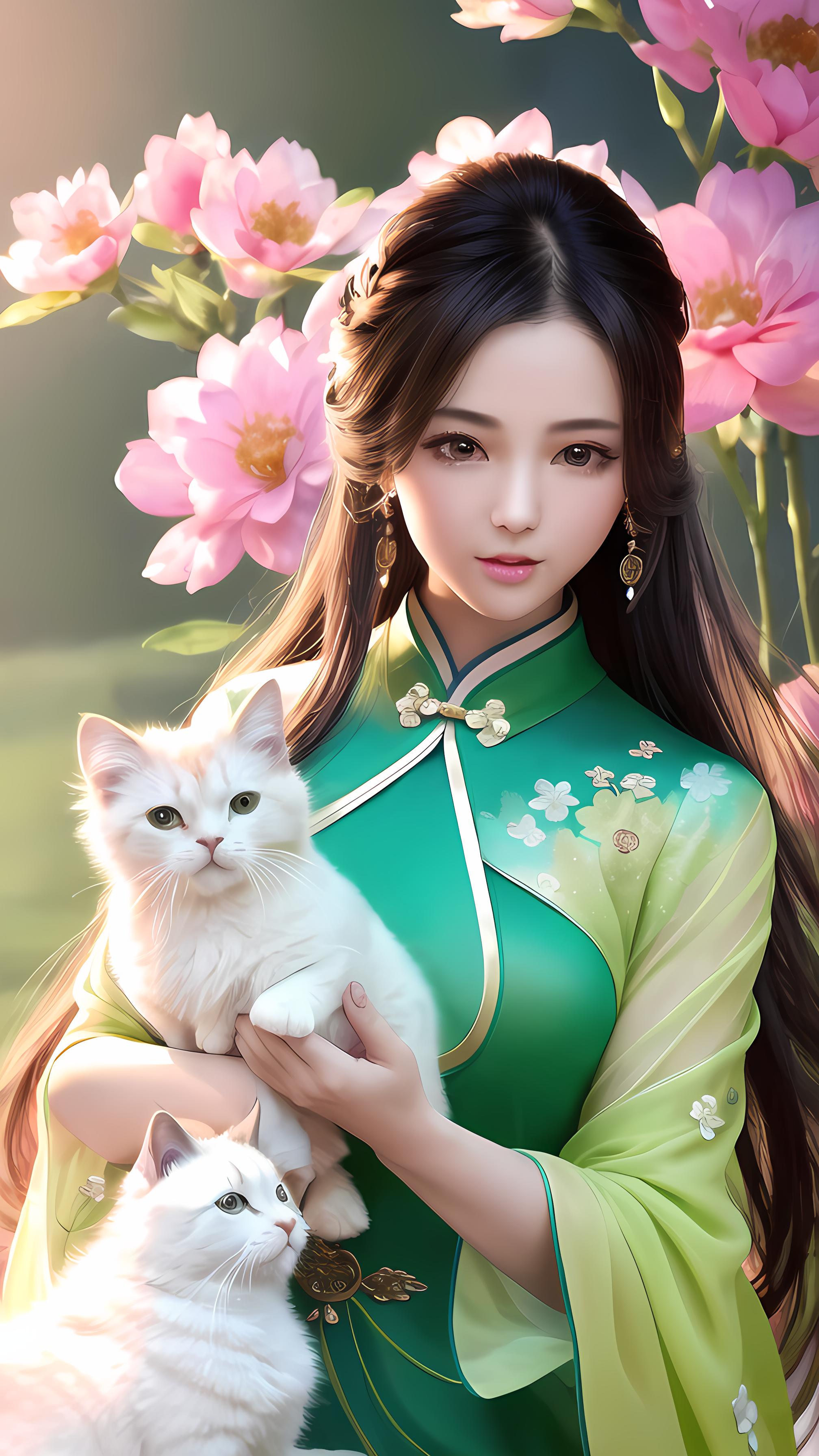 少女与猫