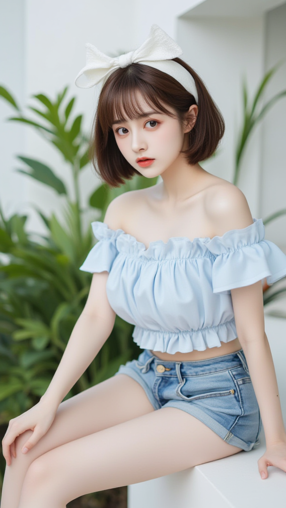 短发女孩