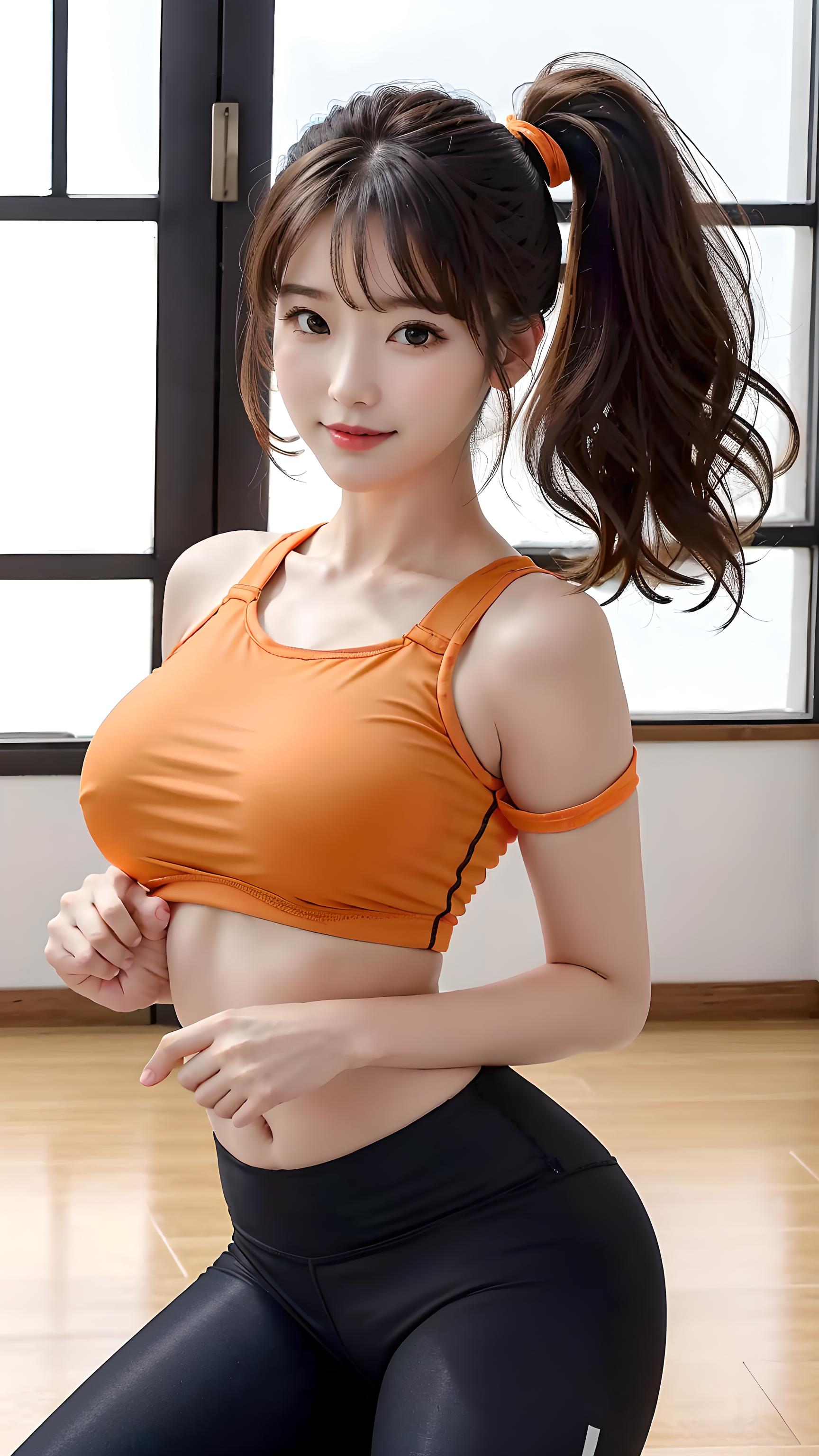 瑜伽美女