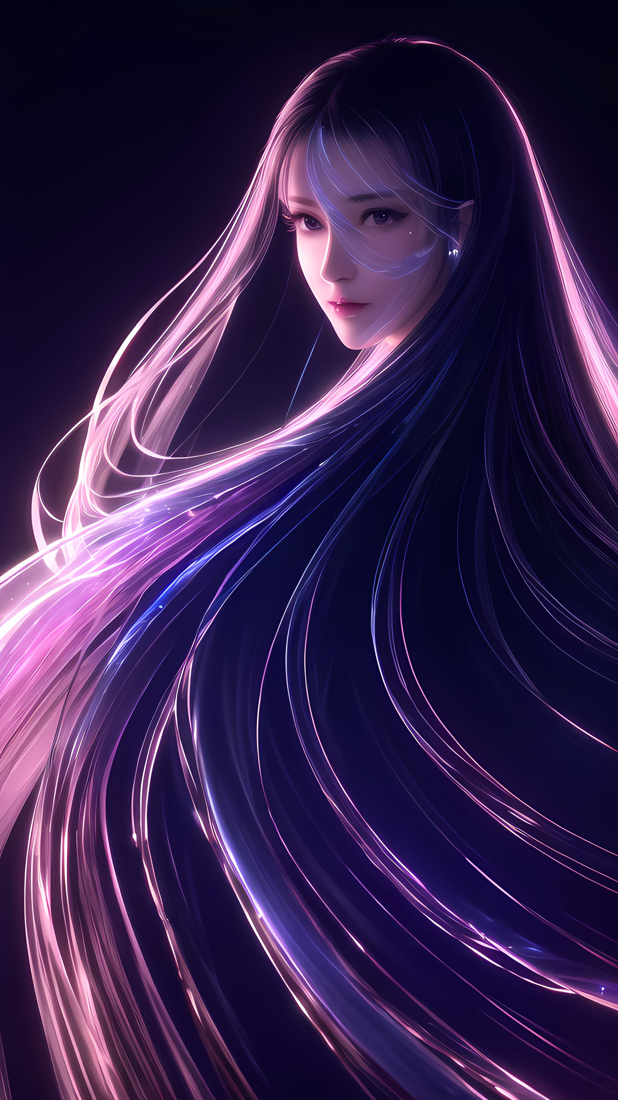 紫发神女