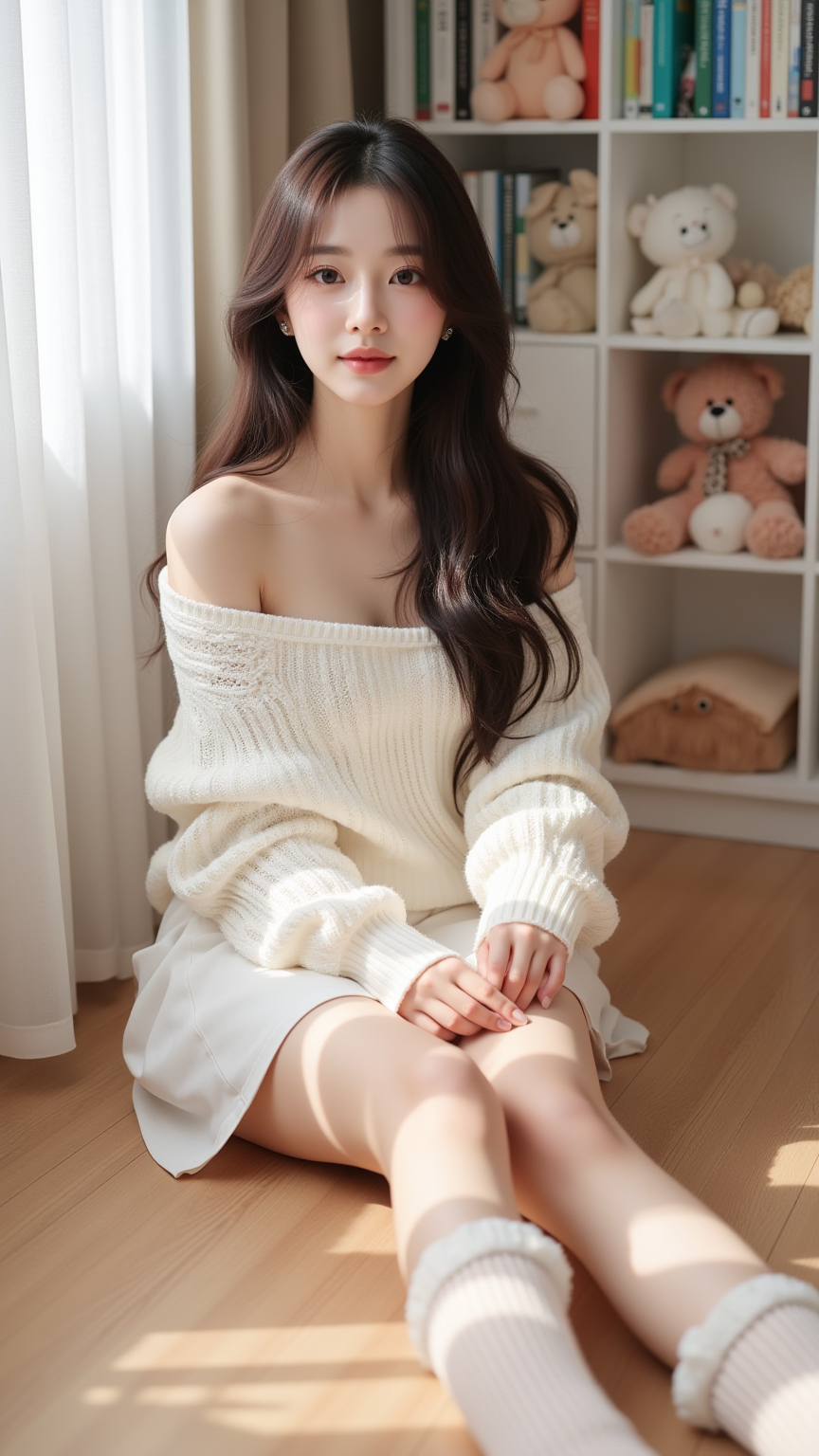 露肩女孩