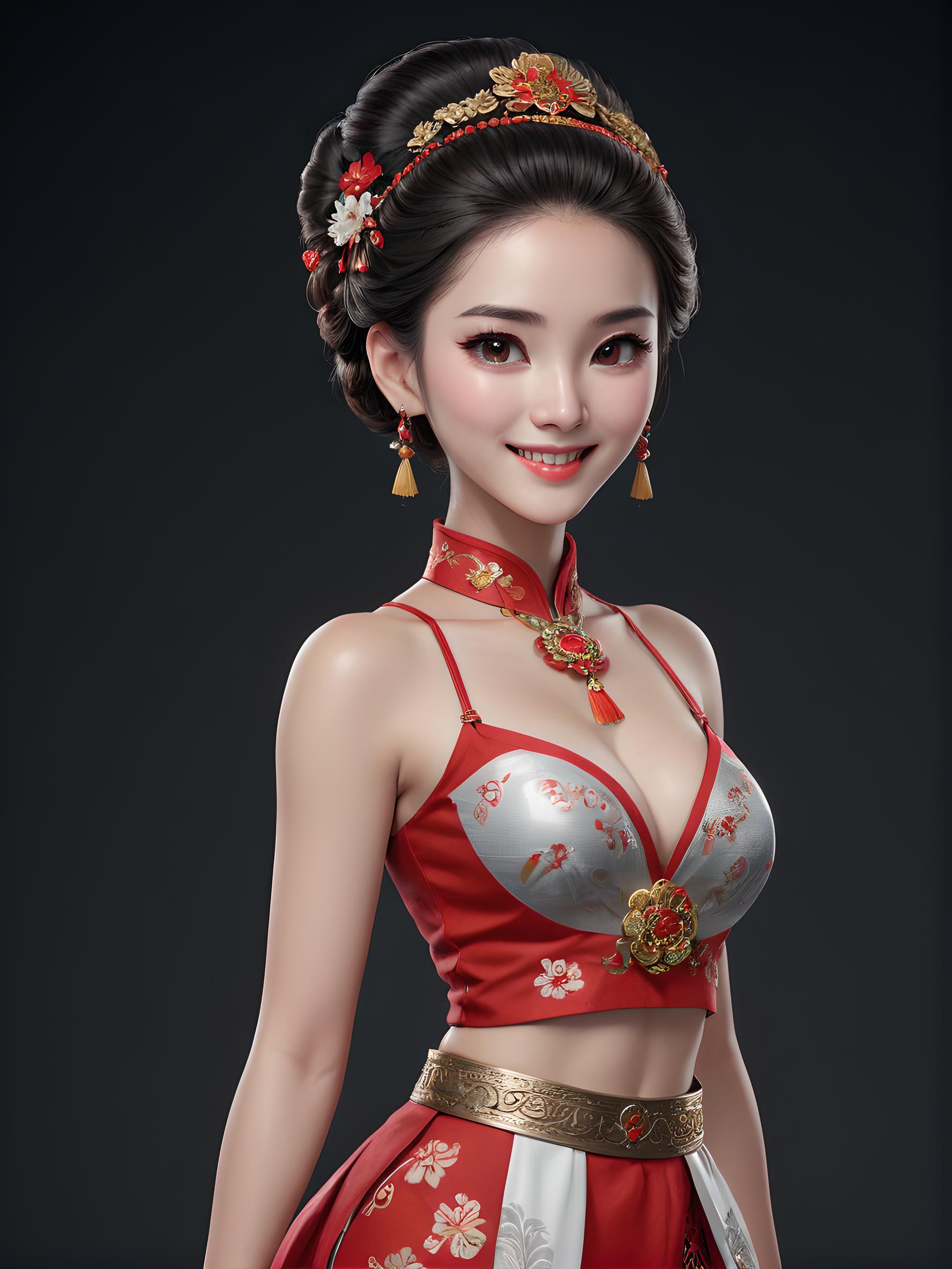 吉祥民族女子