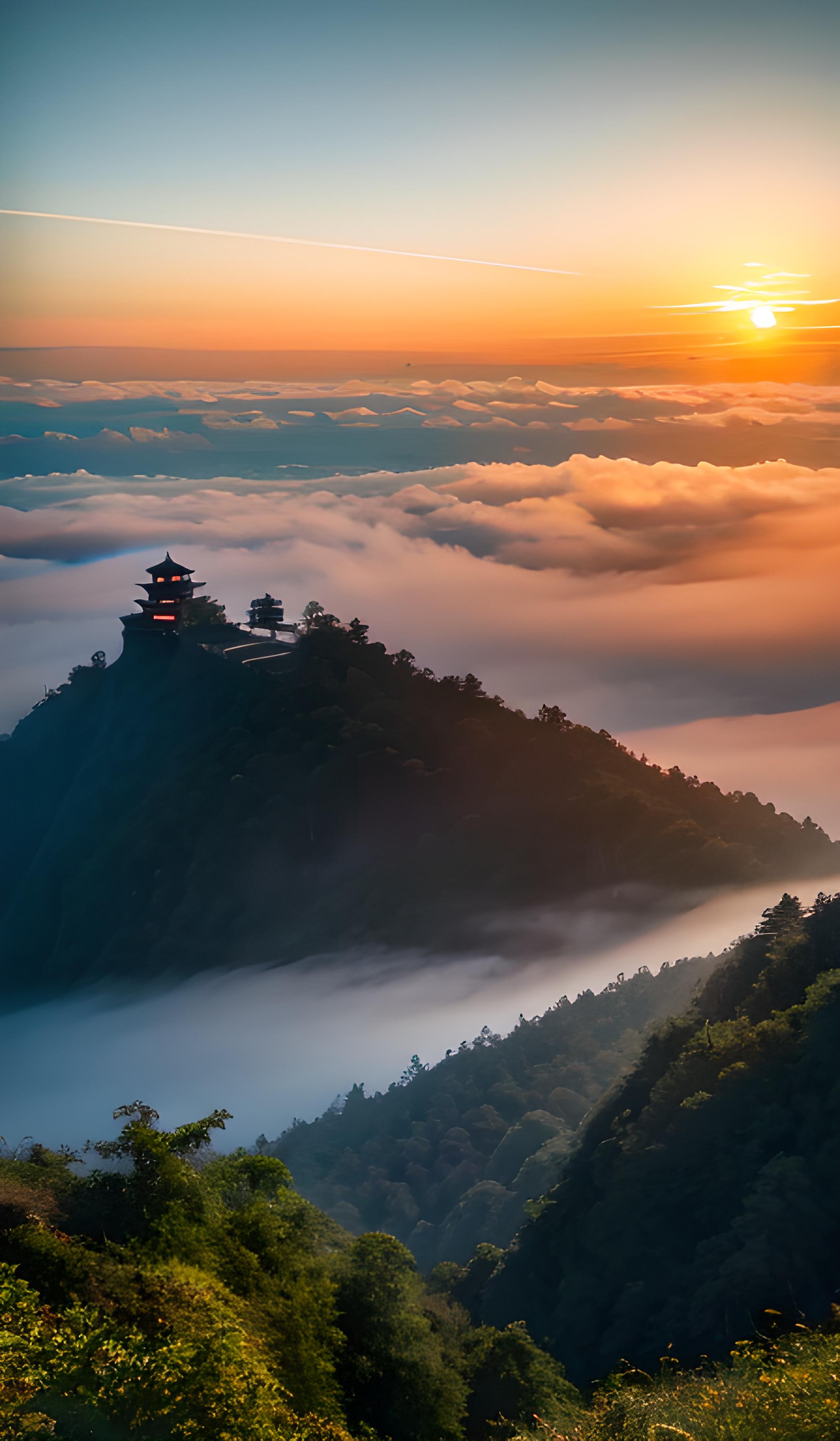 峨眉山风景