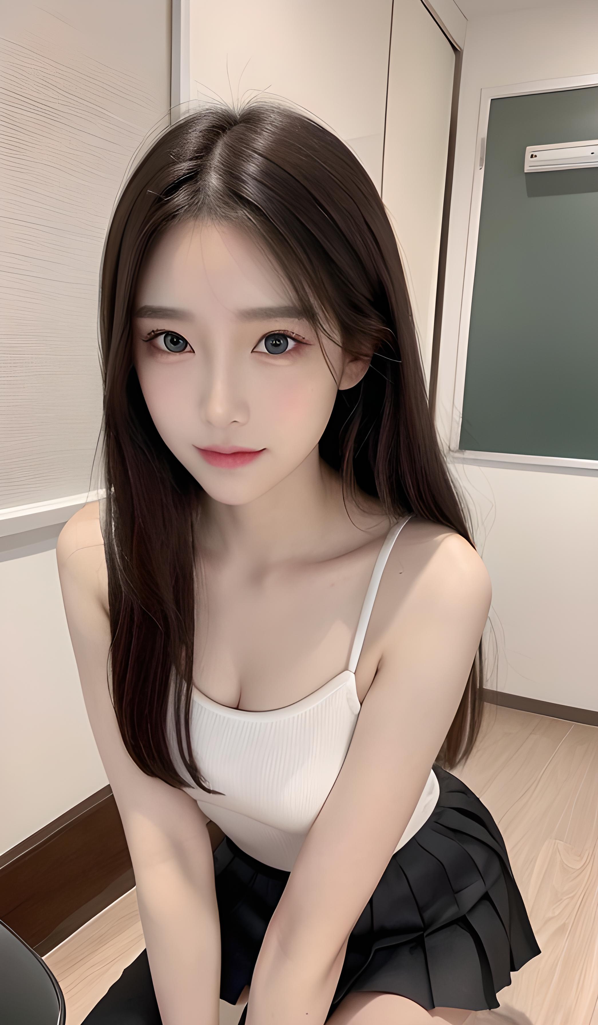 可爱的美少女