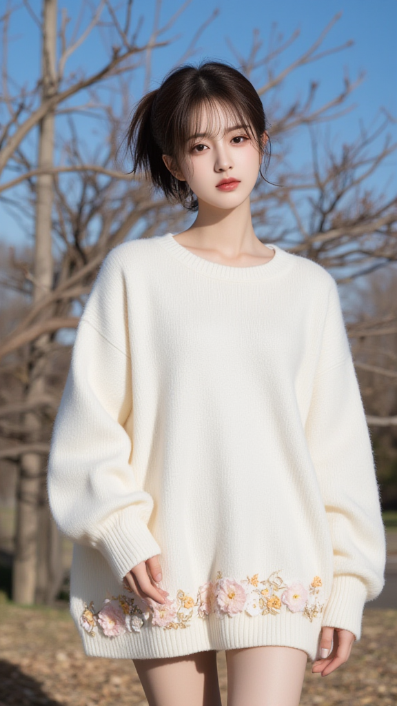 秋日女孩