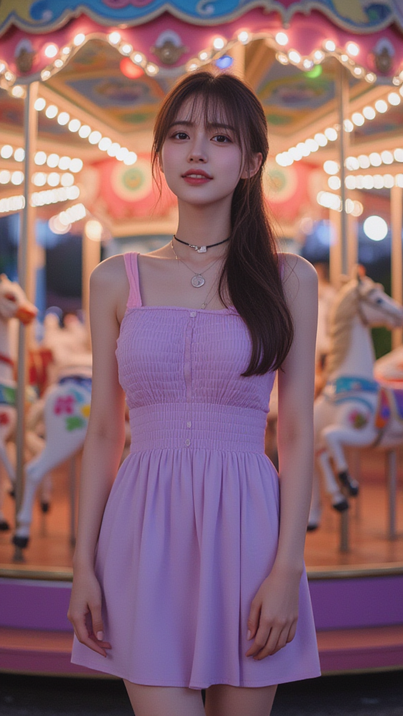 游乐场少女