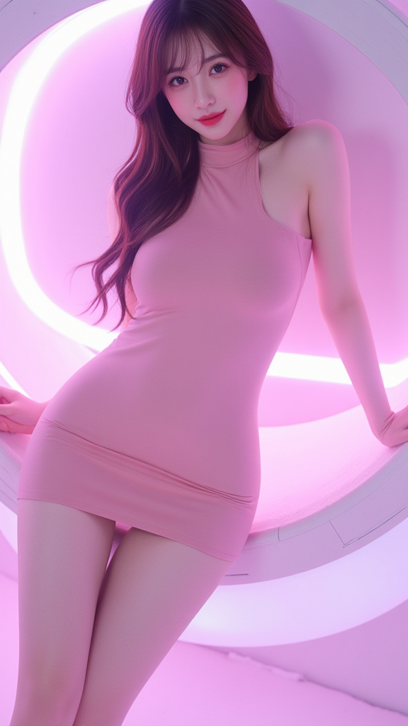 笔直大长腿美女