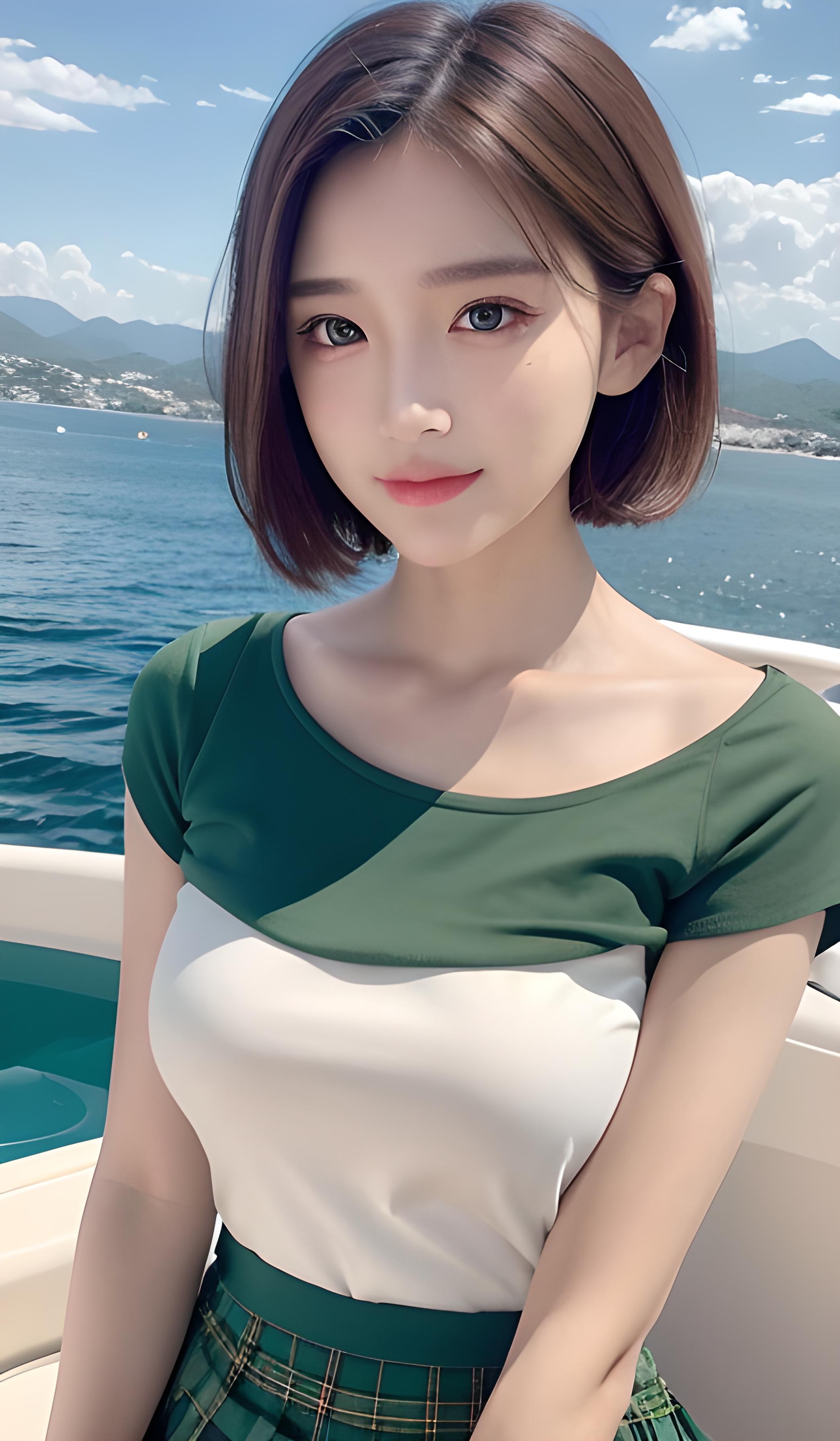 海边美女