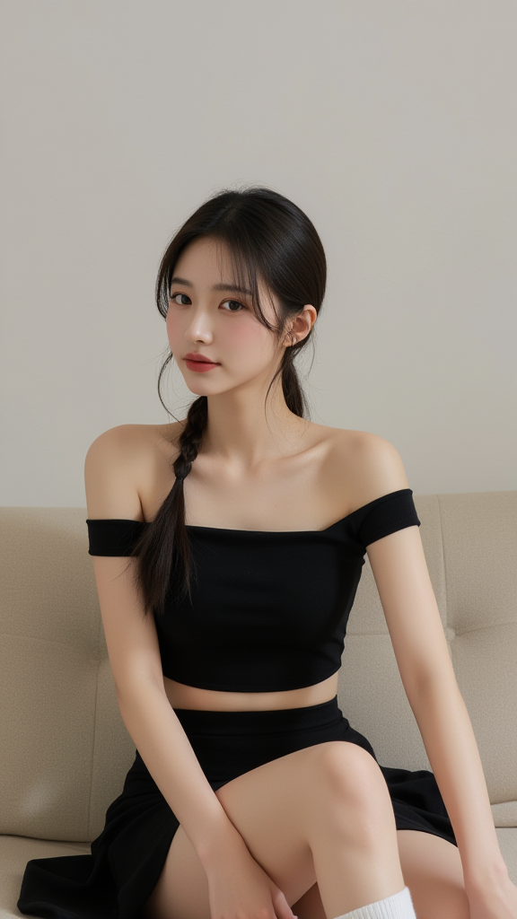 露肩女孩