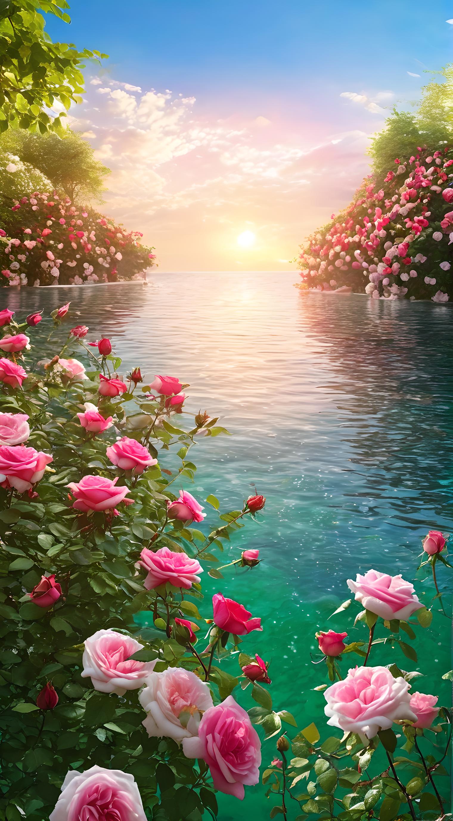 海上玫瑰花