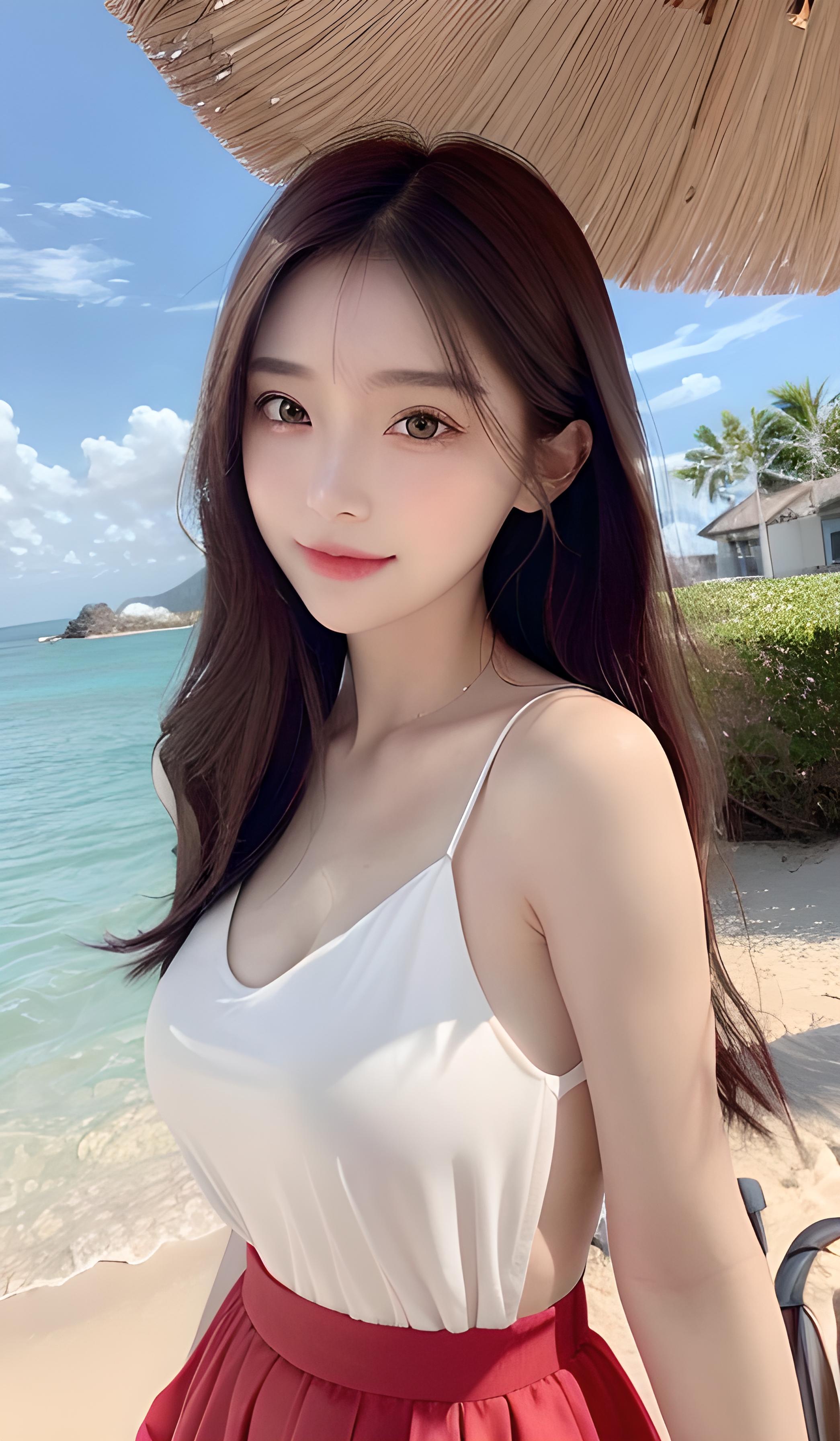 海滩美女