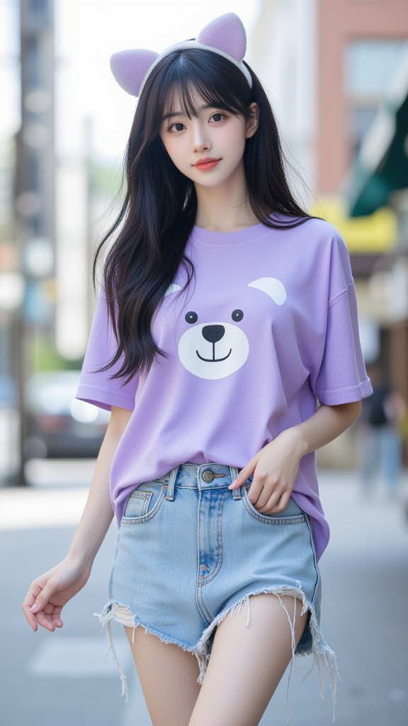 街拍美女