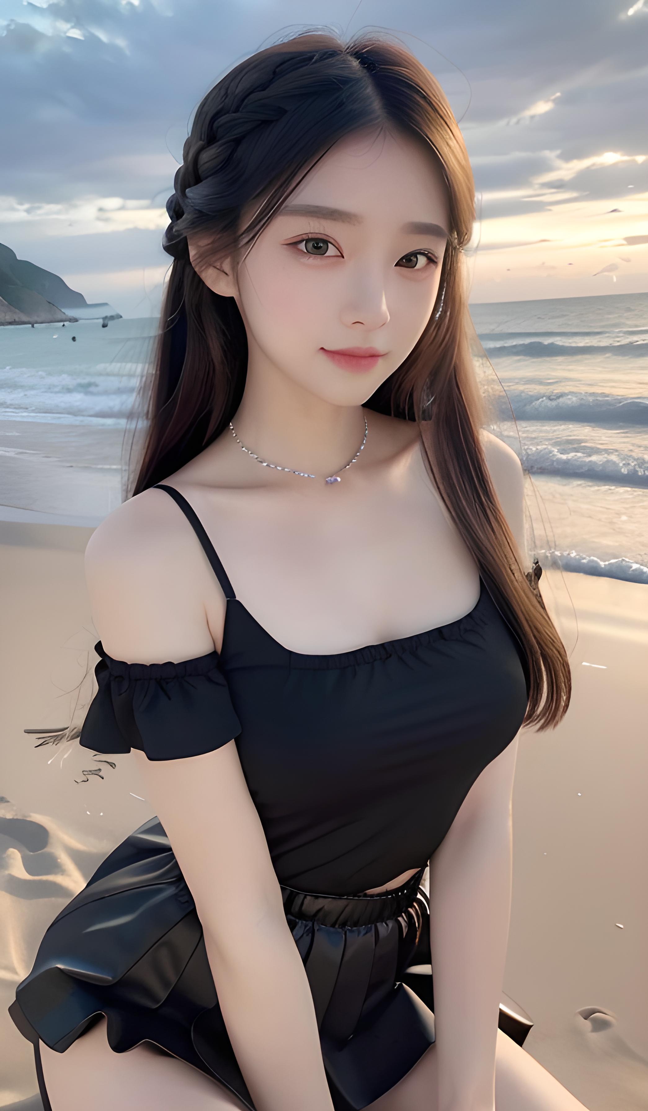 海滩美女