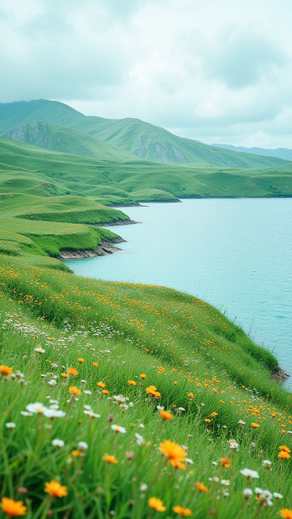 赛里木湖美景