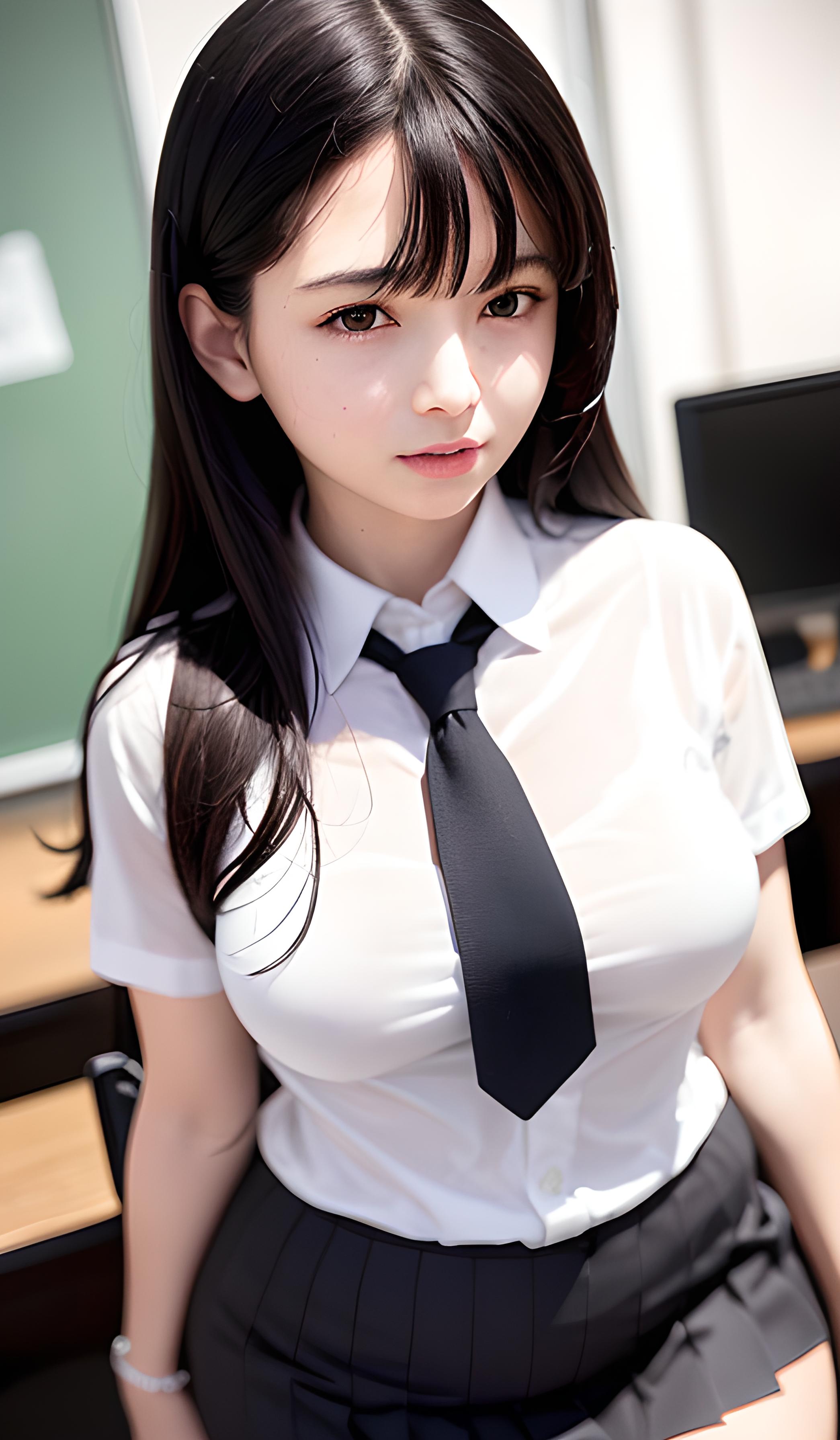 校服少女