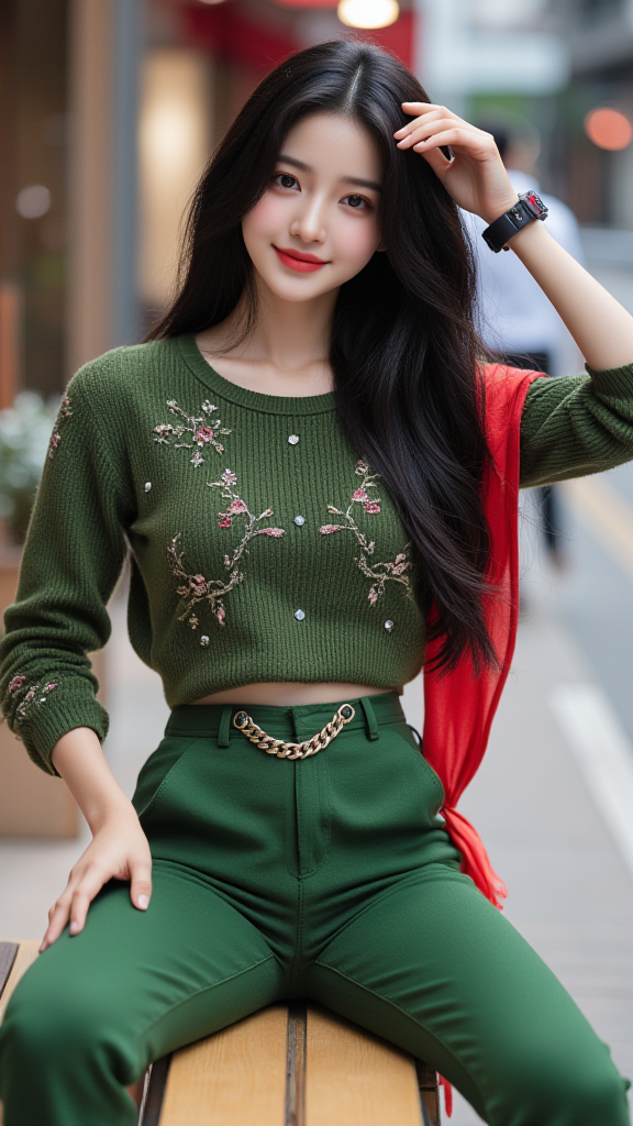 街拍美女
