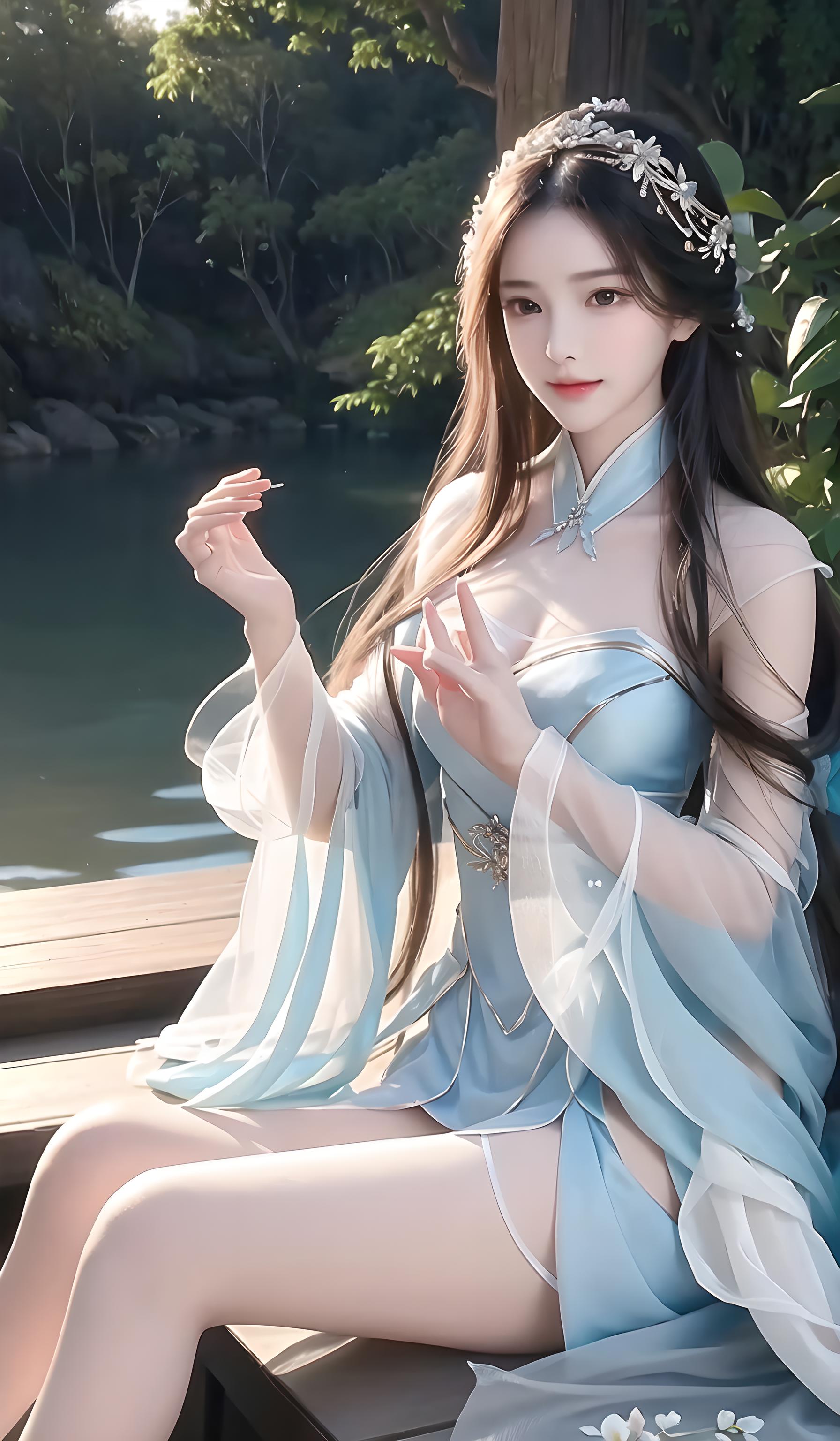 西湖美女