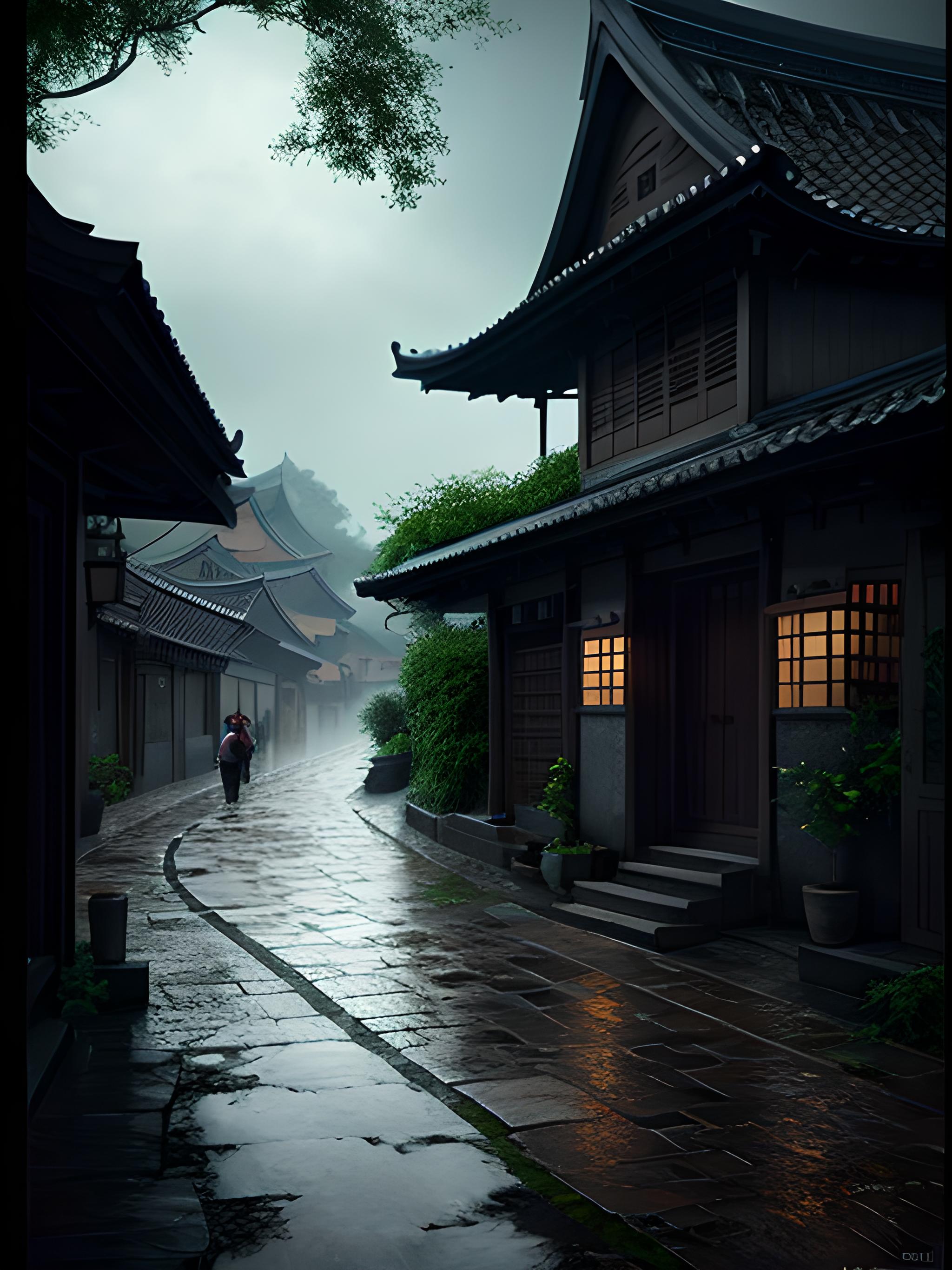 江南烟雨