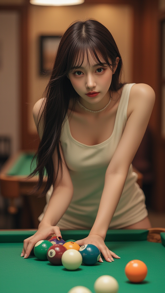台球室女孩
