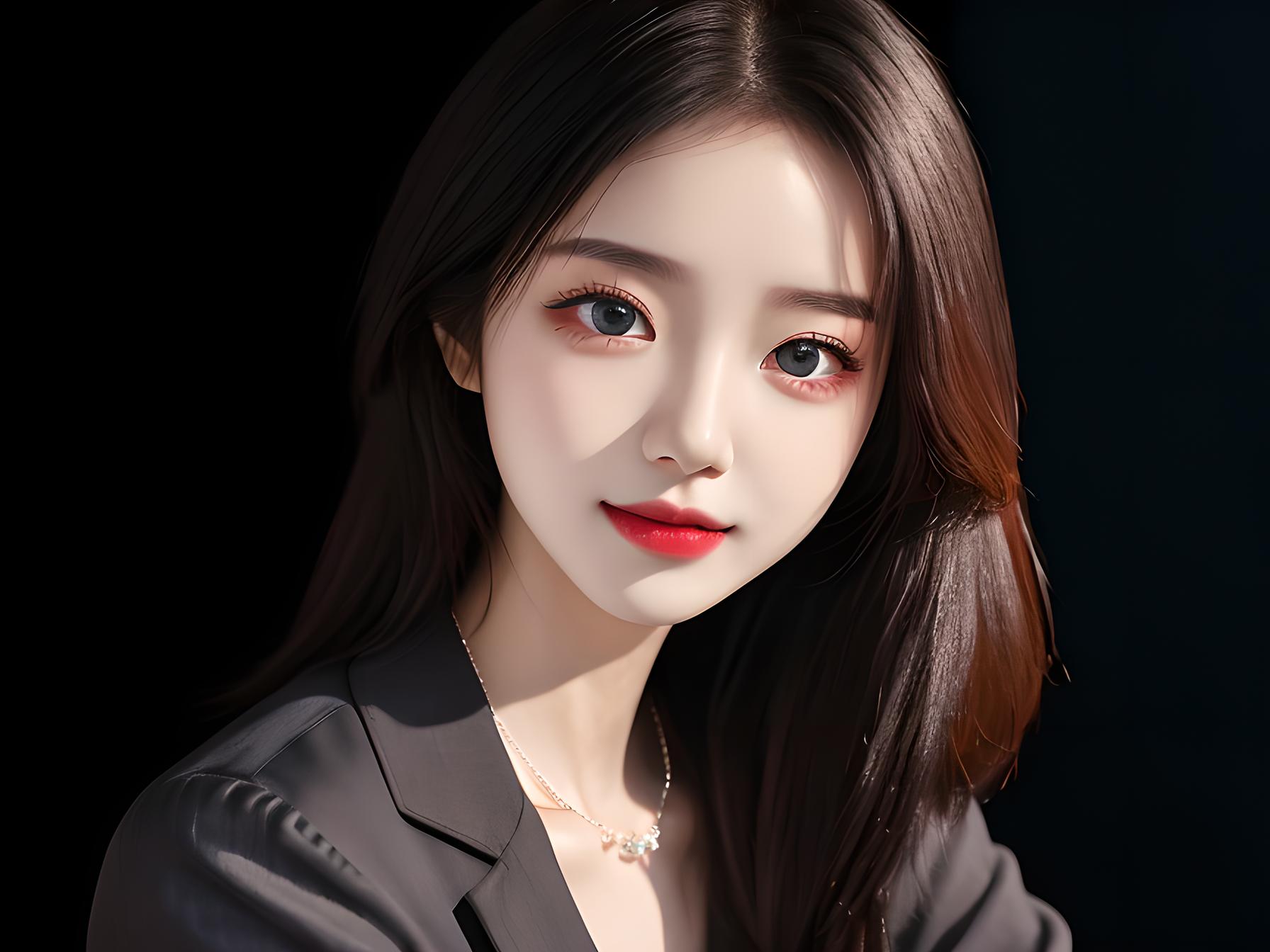 美女，洋气