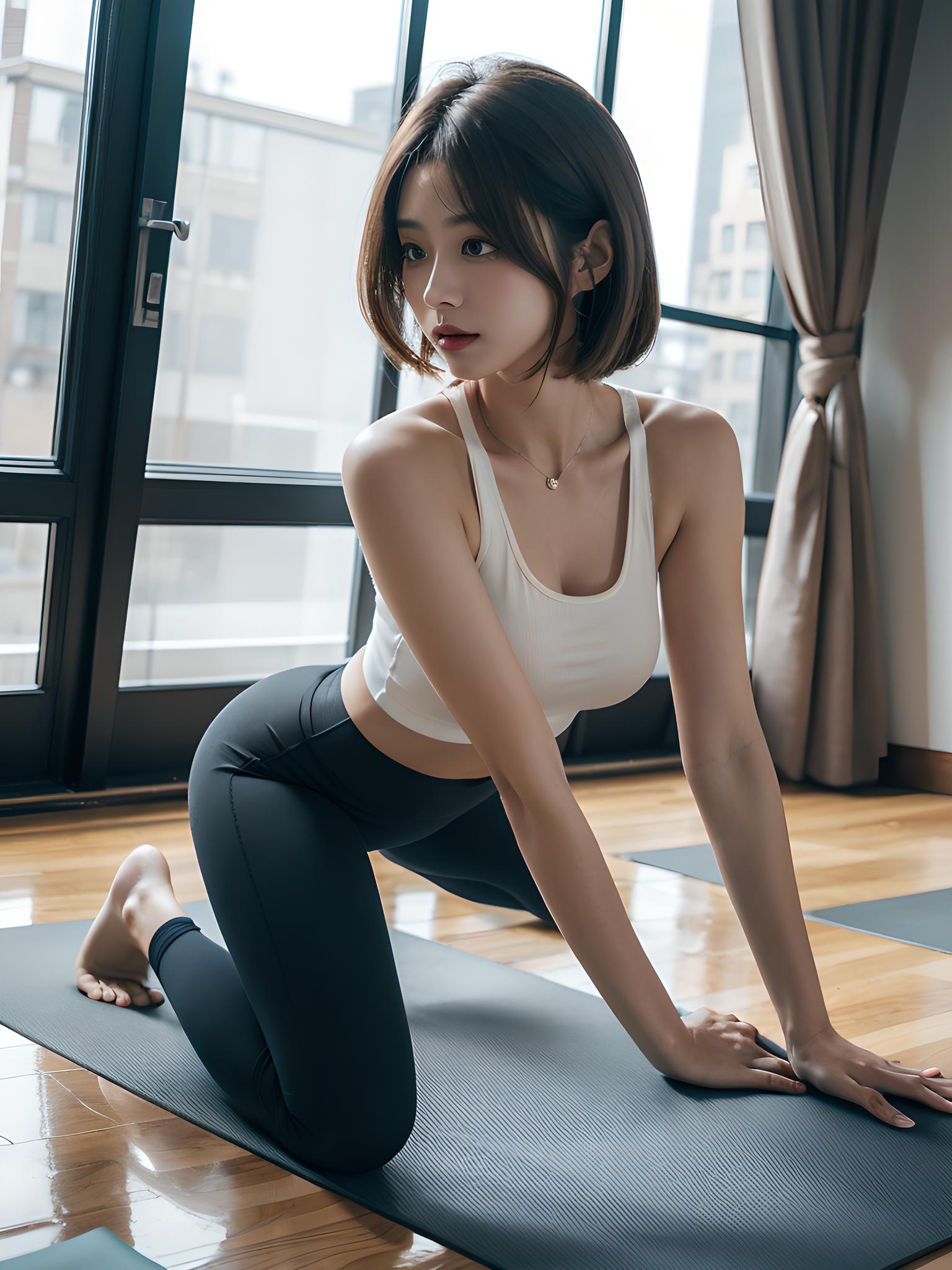 苦茶子的瑜伽美人