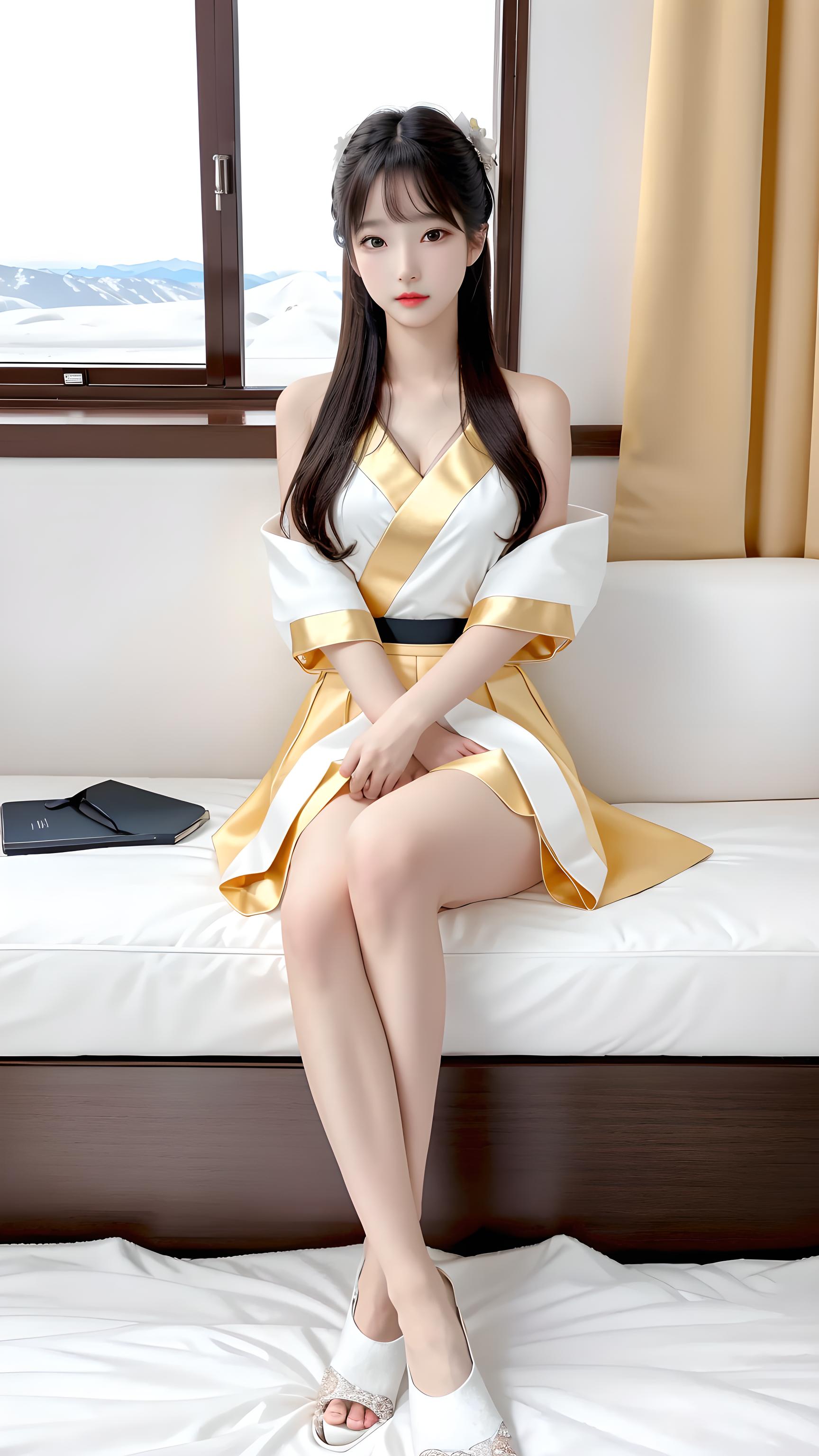黄色汉服