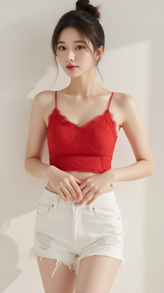 丸子头女孩