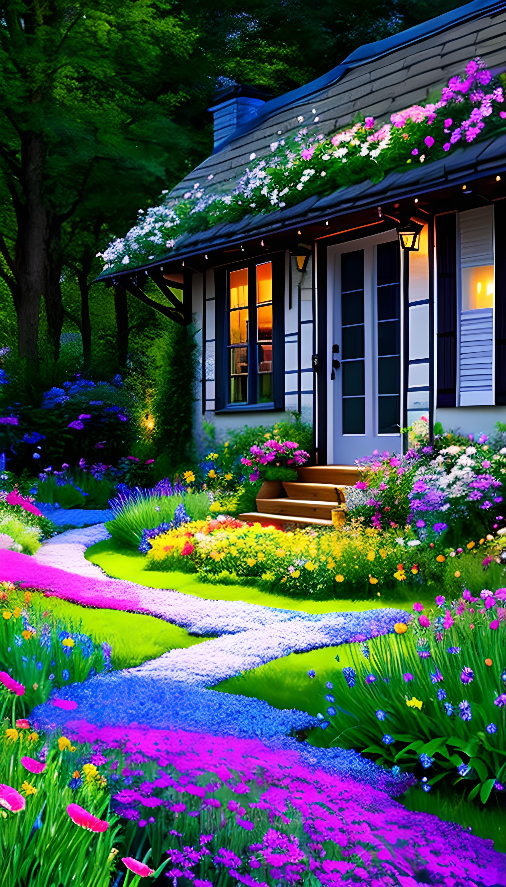 花丛小屋