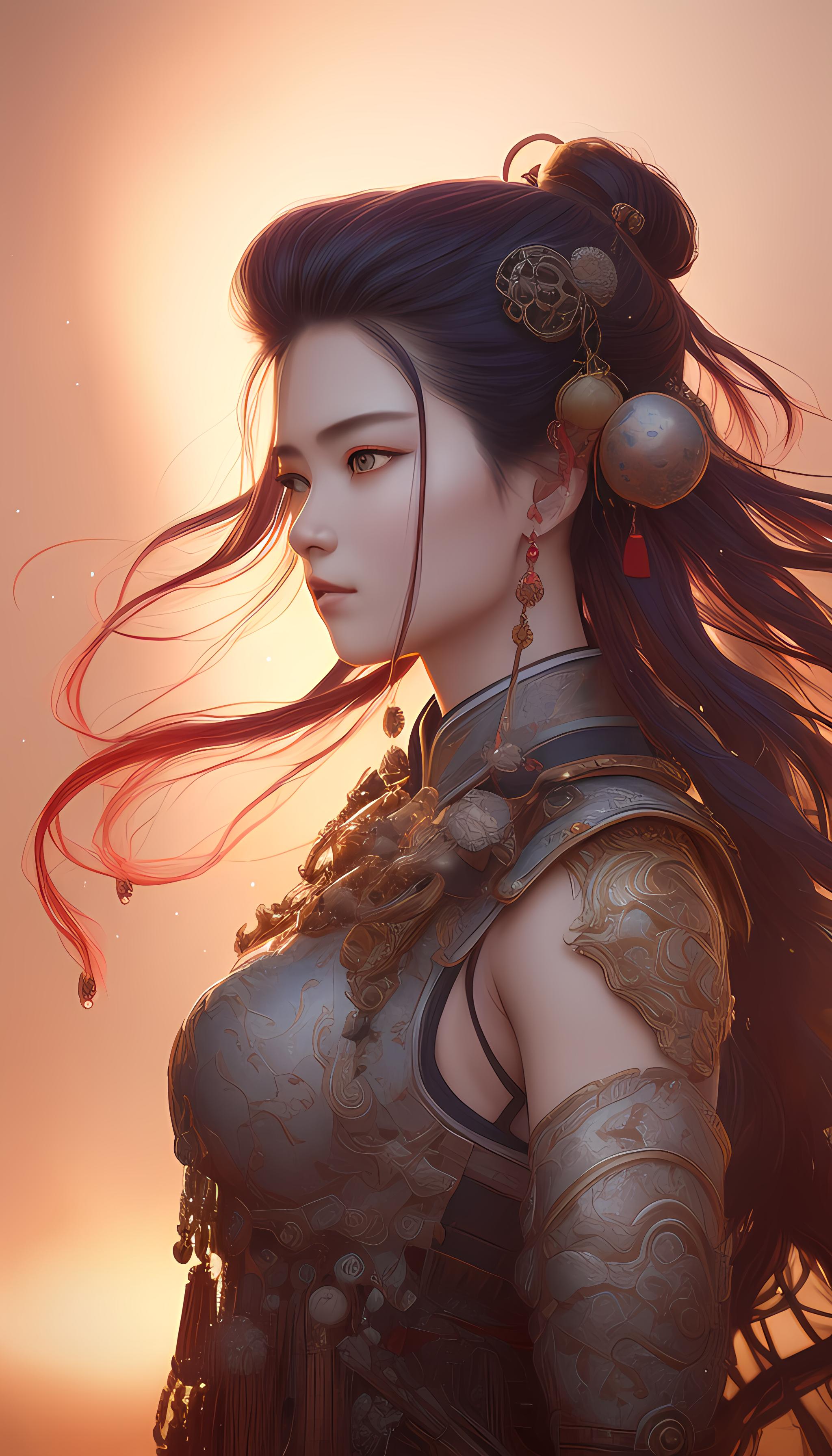 女将士