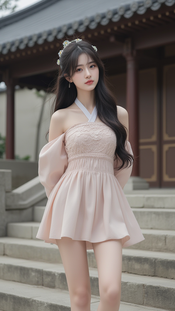 露肩女孩