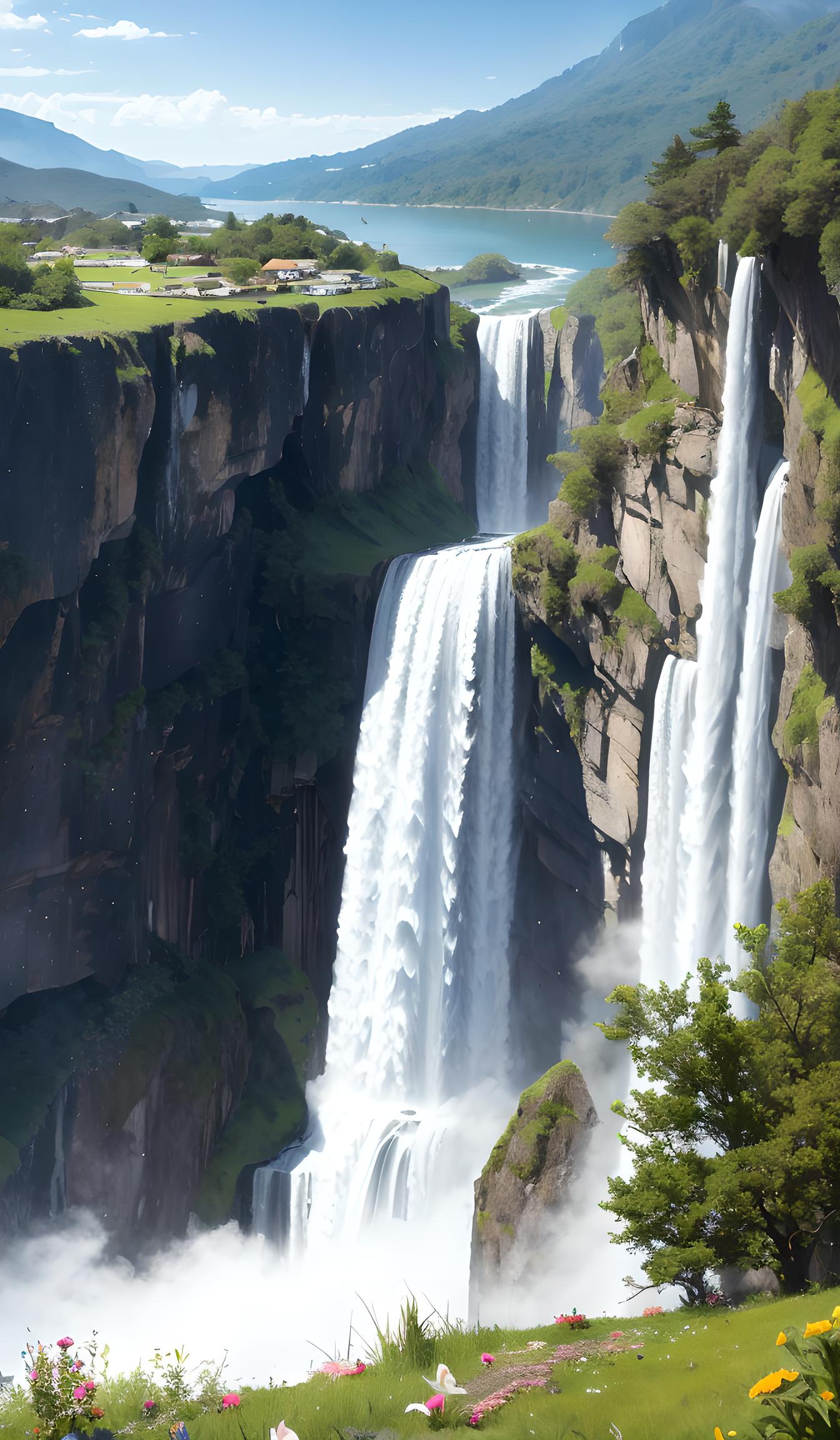 瀑布风景