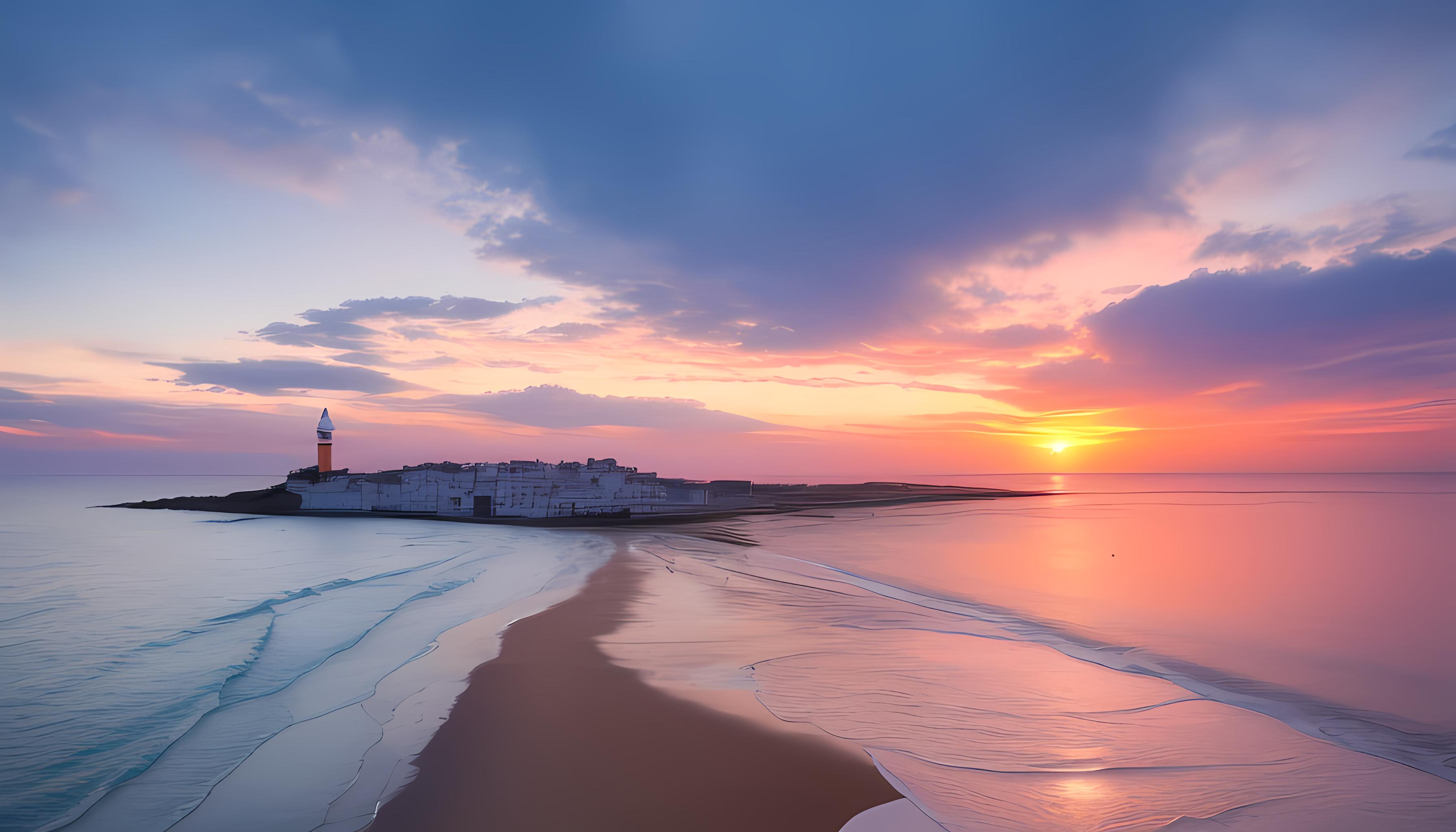 夕阳美景