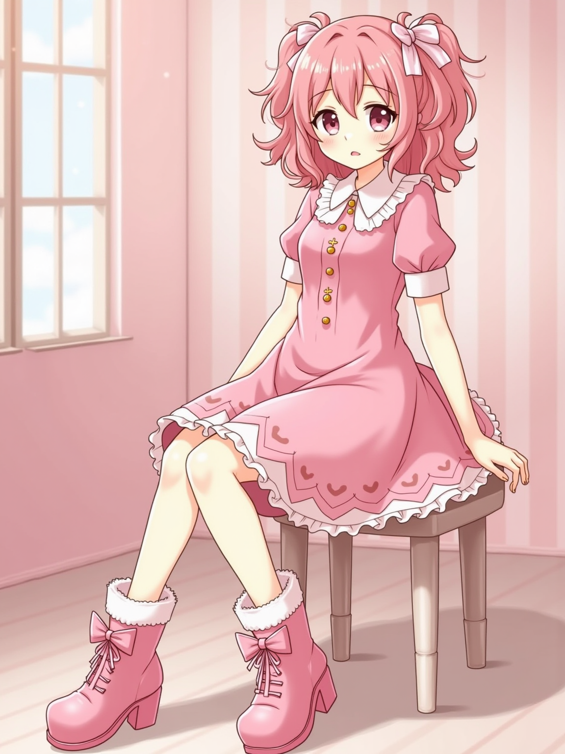 粉色Lolita少女