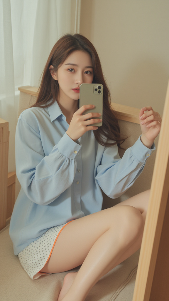自拍女孩
