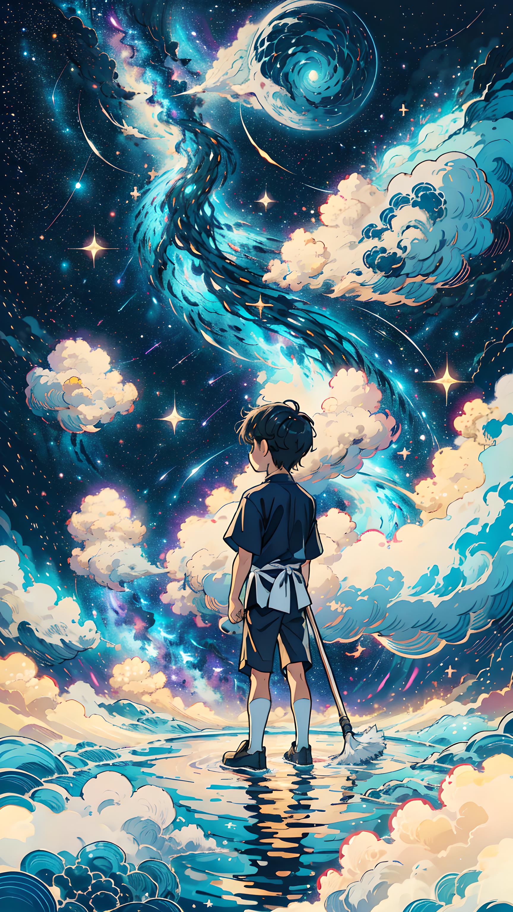 星空下的少年