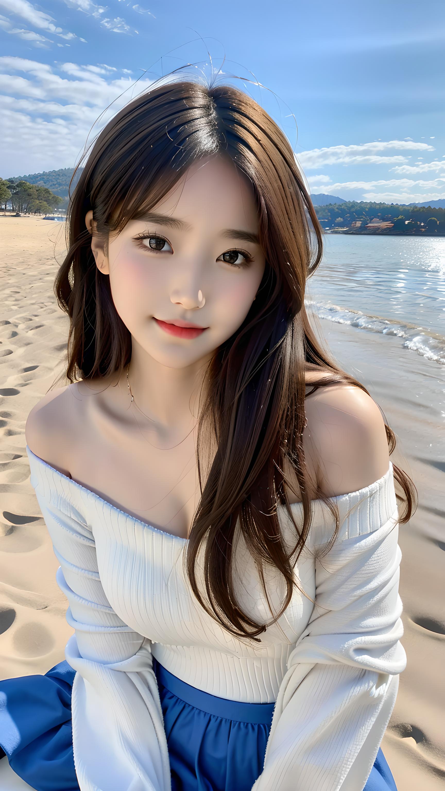 海滩美女