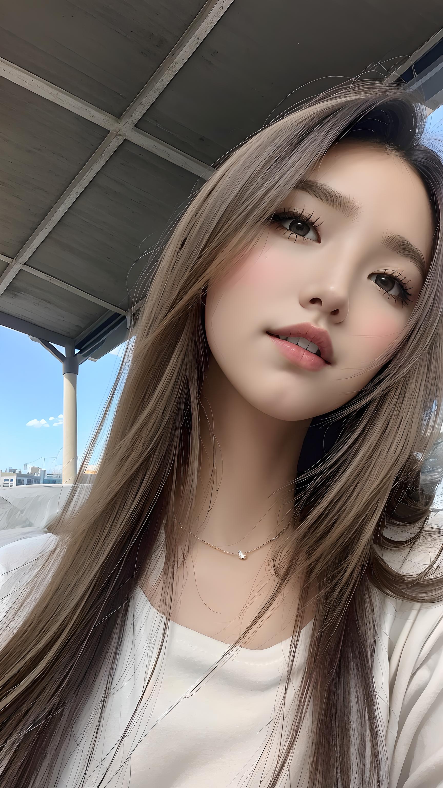 清爽的美女