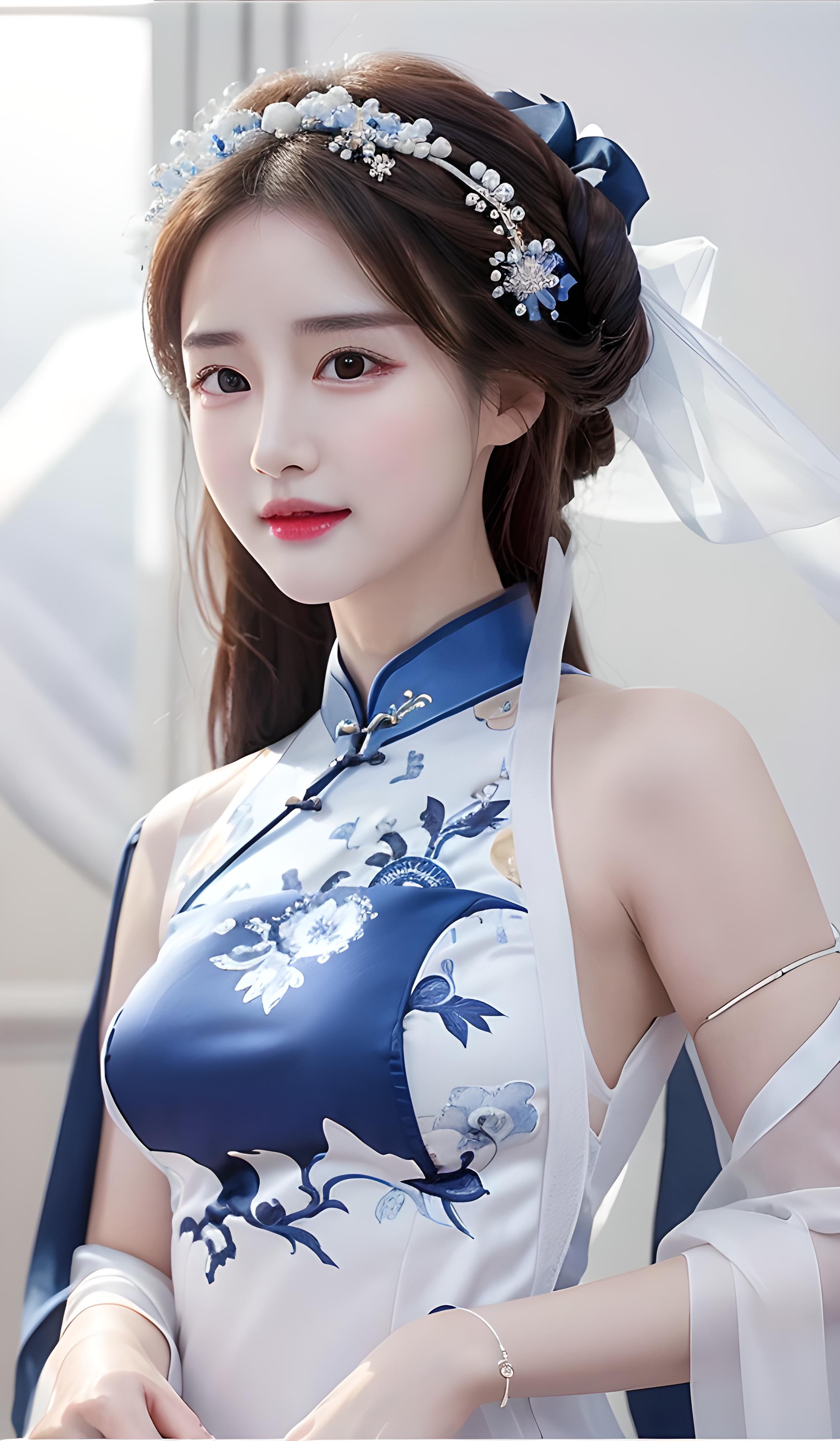 青花瓷美少女