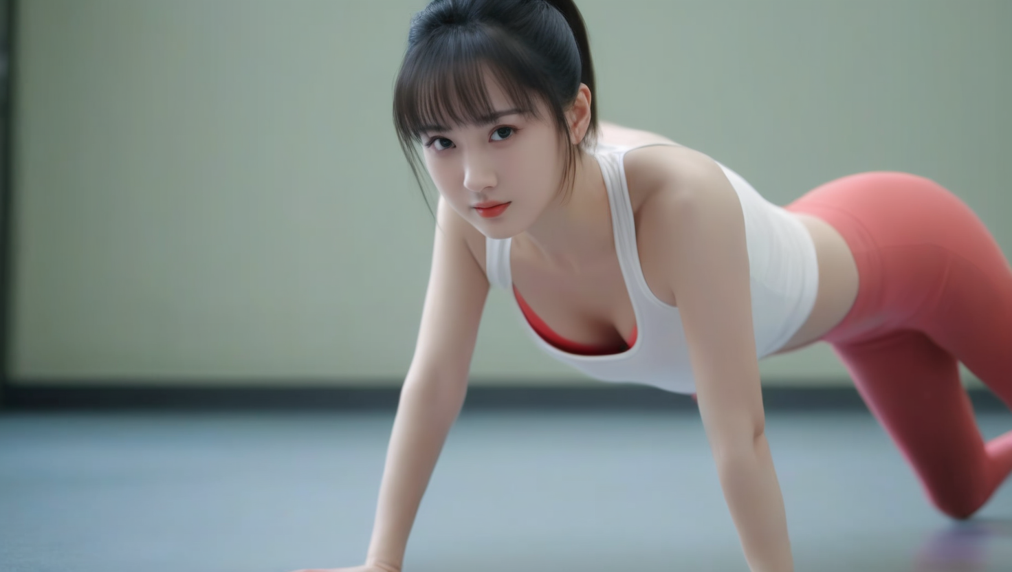 女孩臂力练习